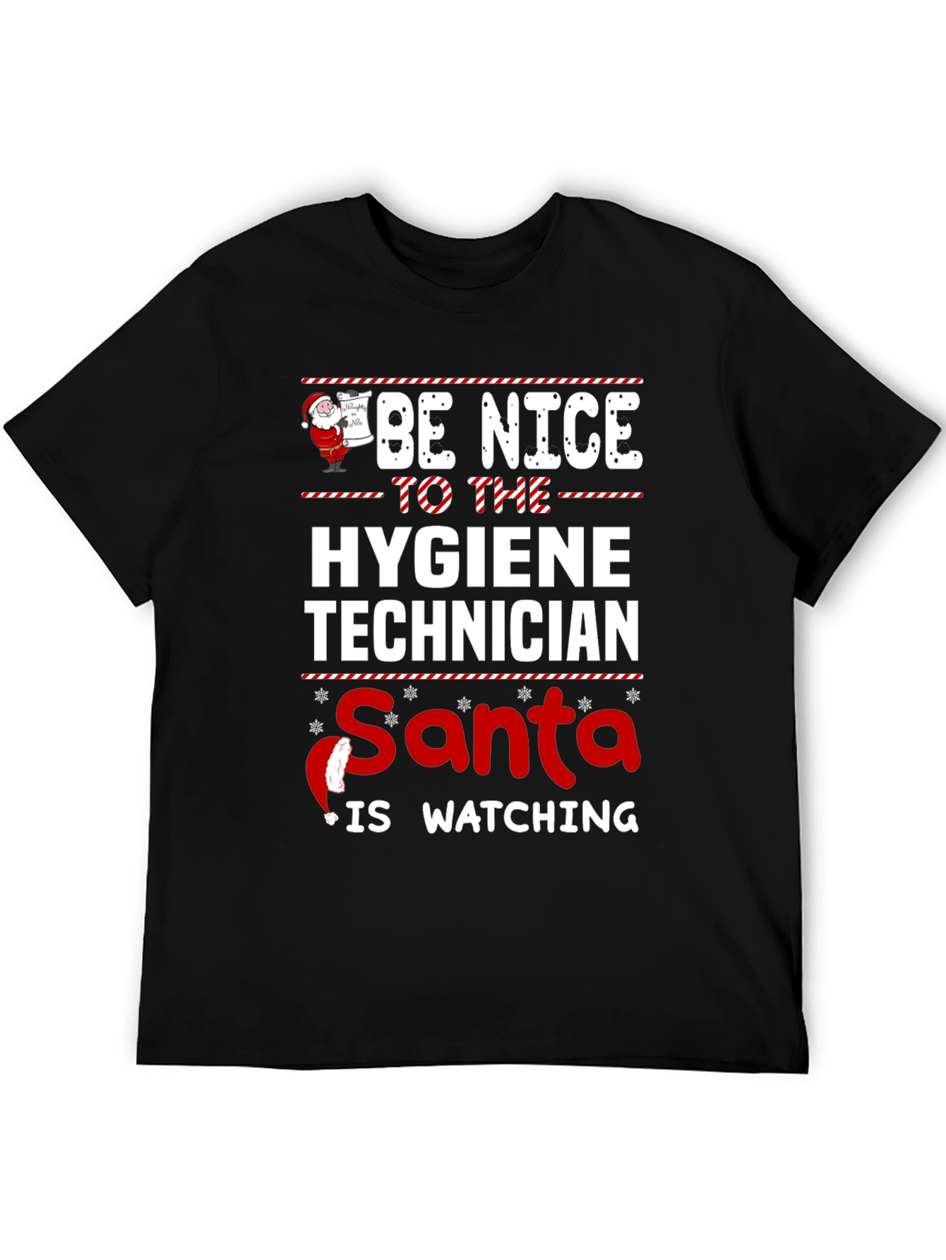 Funny Christmas Hygiene Technician T-Shirt - 5