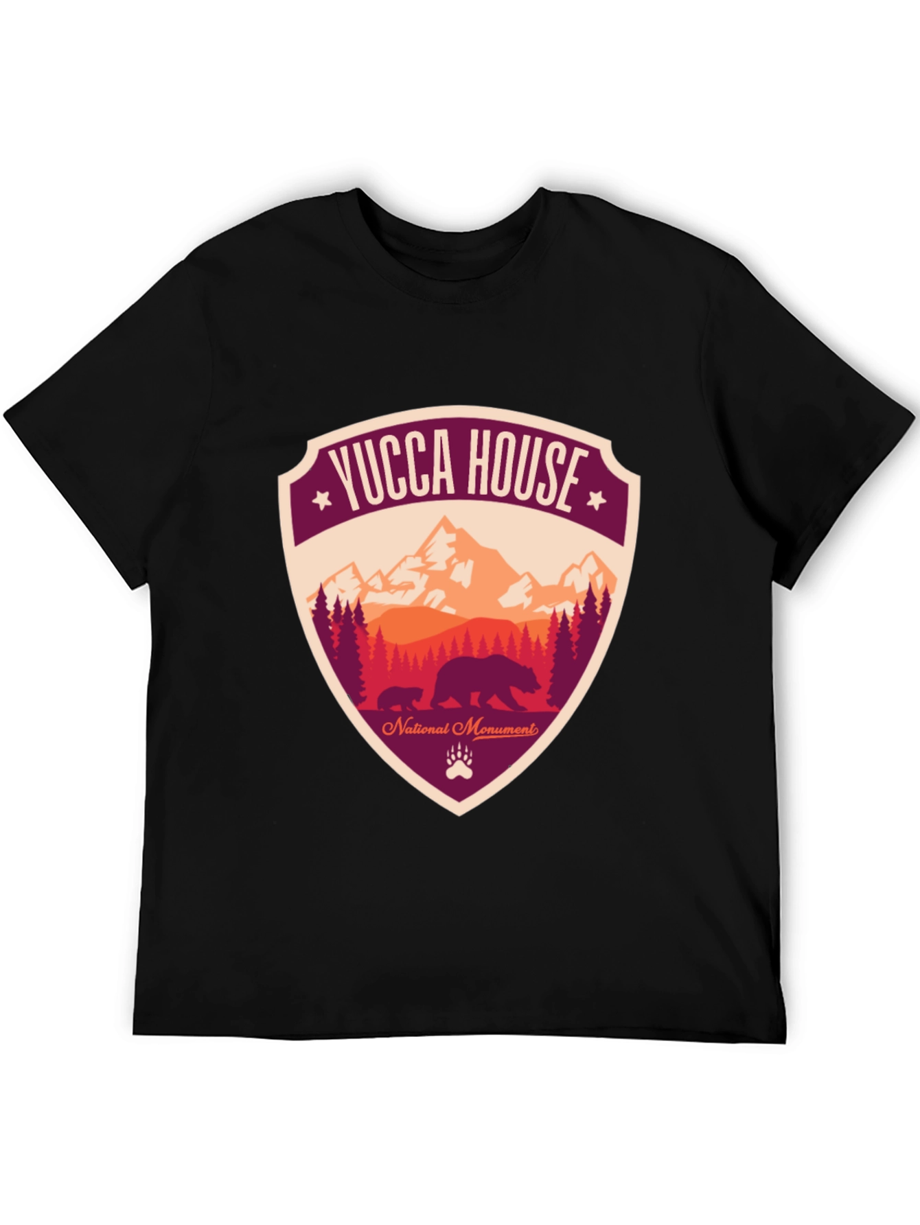 Black Yucca House National Monument T-Shirt view 5