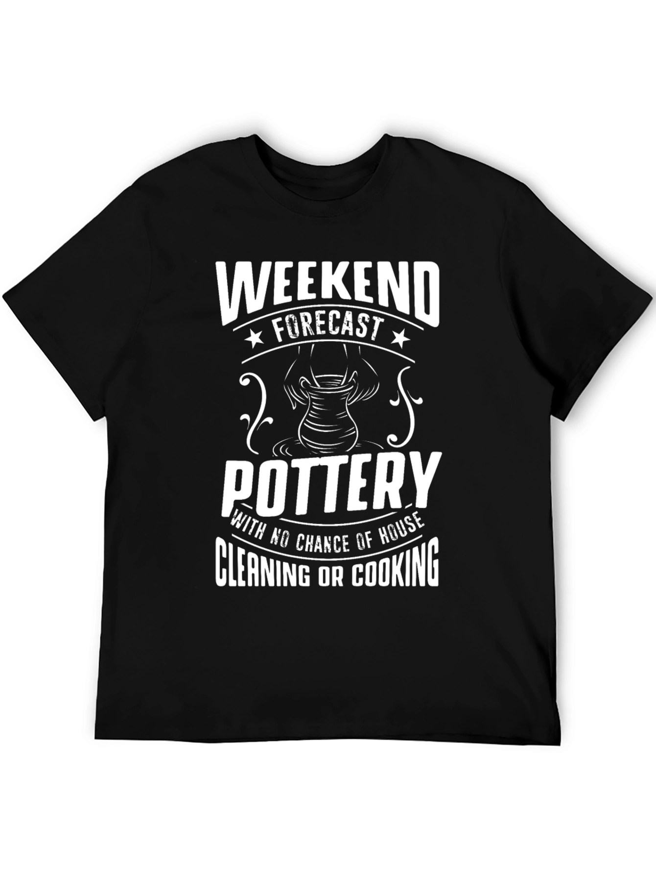Black Weekend Pottery Forecast T-Shirt view 5