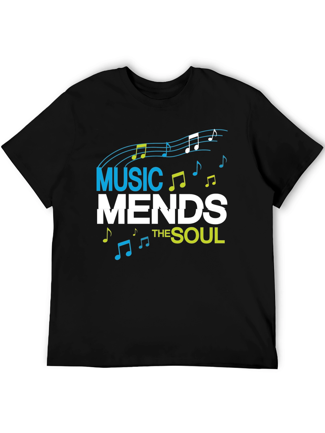 Black Music Mends the Soul Graphic Tee view 5