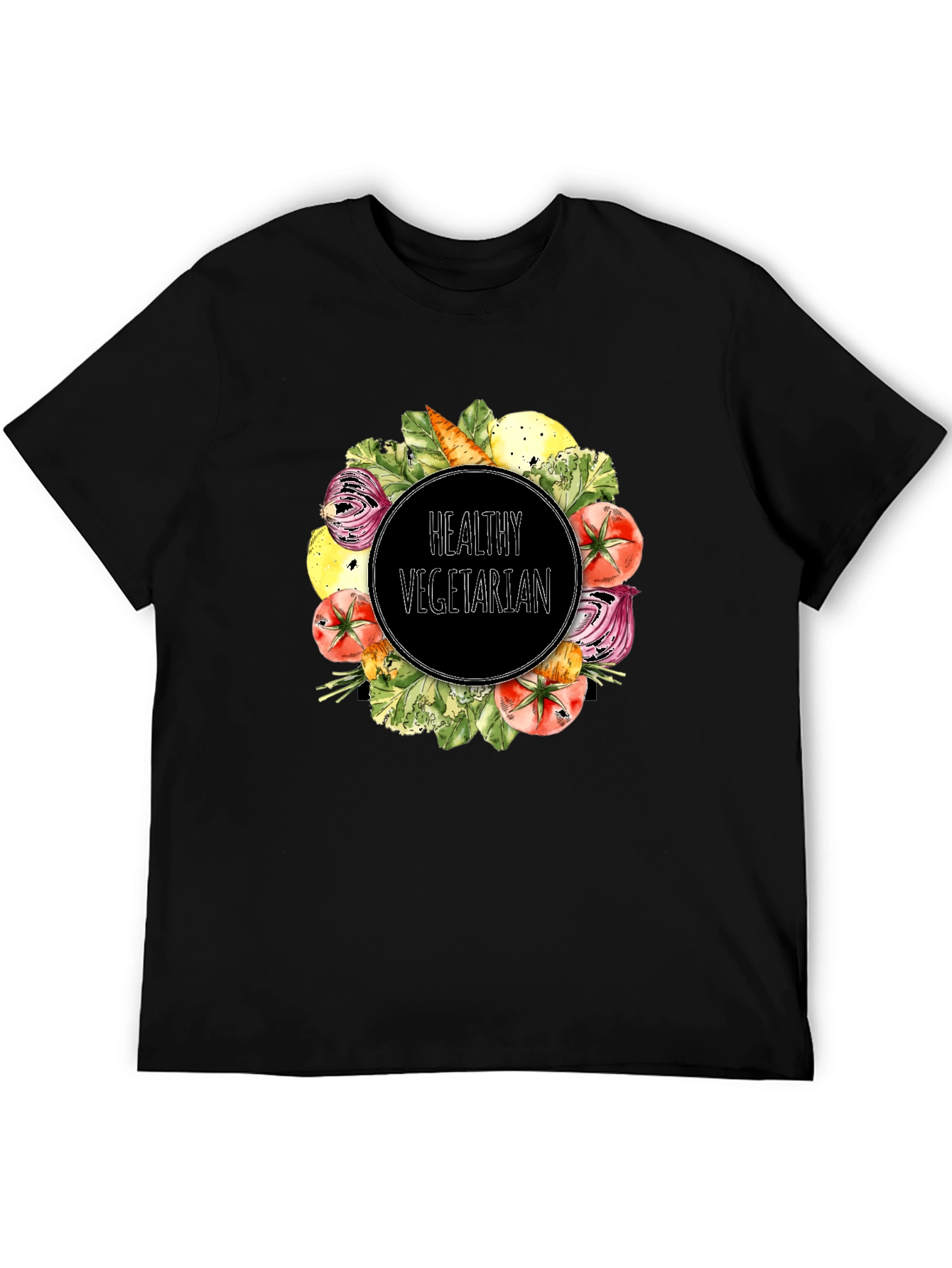 Healthy Vegetarian Graphic T-Shirt - 5