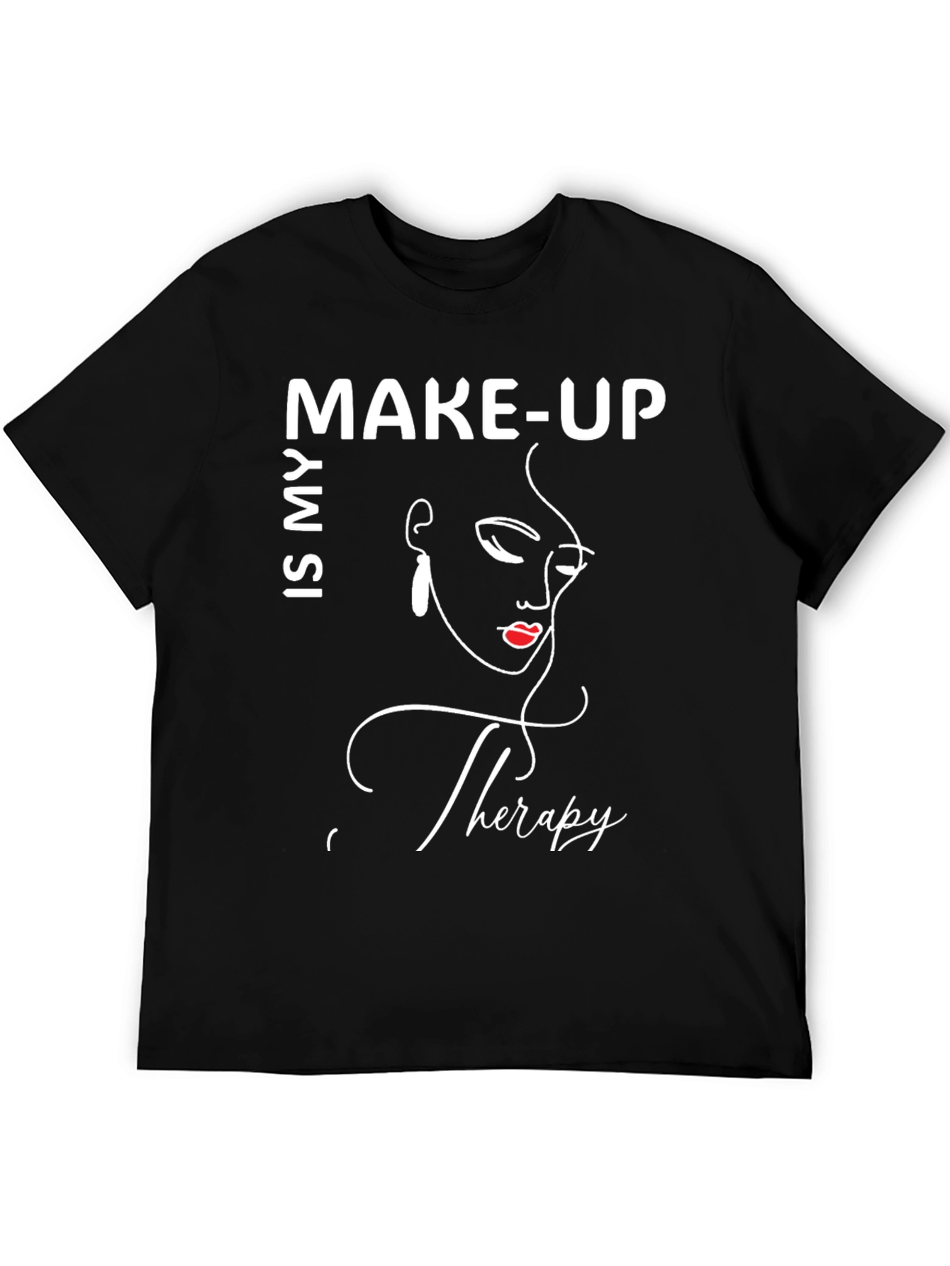 Black Makeup Therapy T-Shirt - Stylish & Comfy view 5