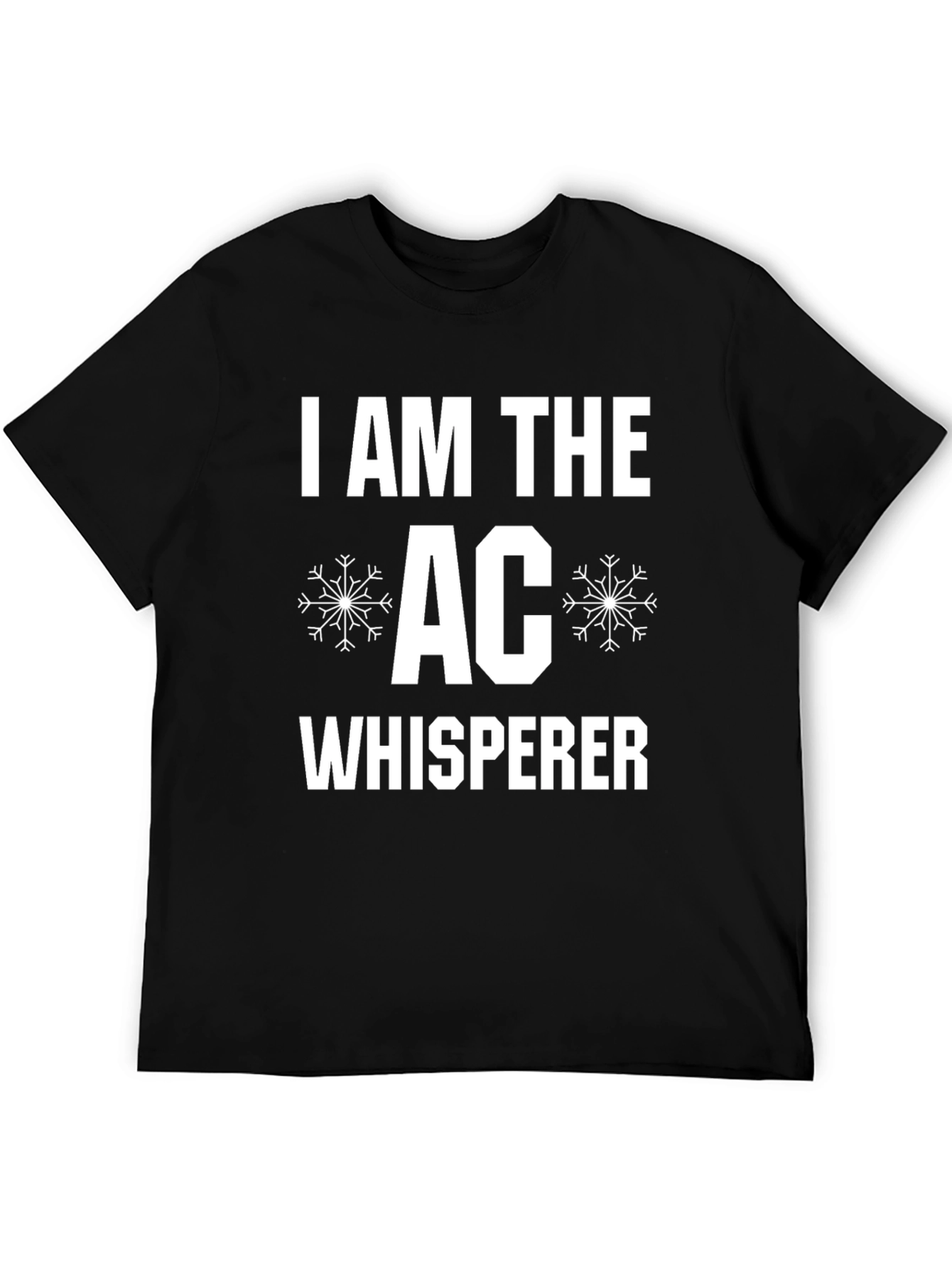 Black AC Whisperer Graphic T-Shirt - Black Cotton Blend view 5