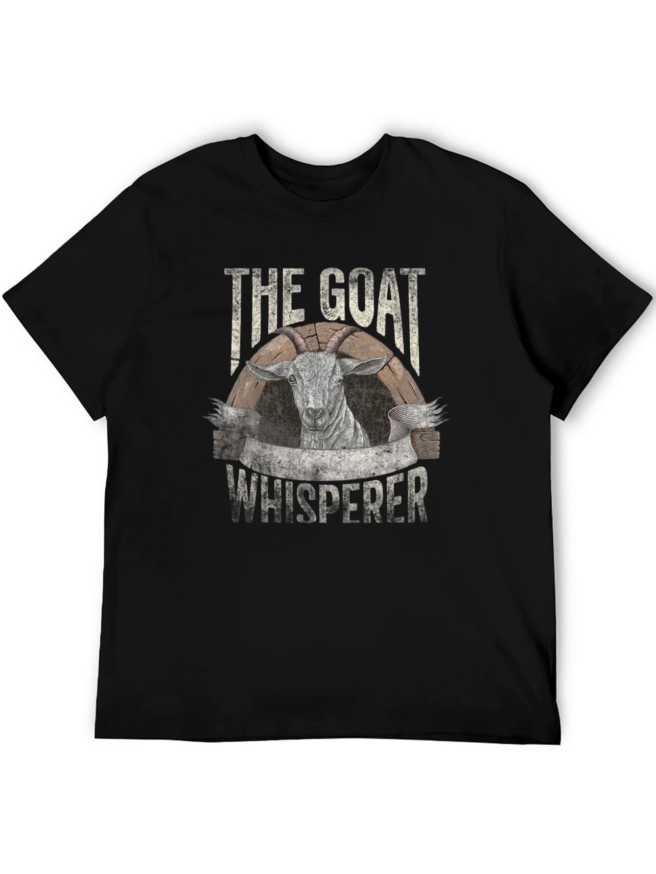 The Goat Whisperer T-Shirt - Black Graphic Tee - 5