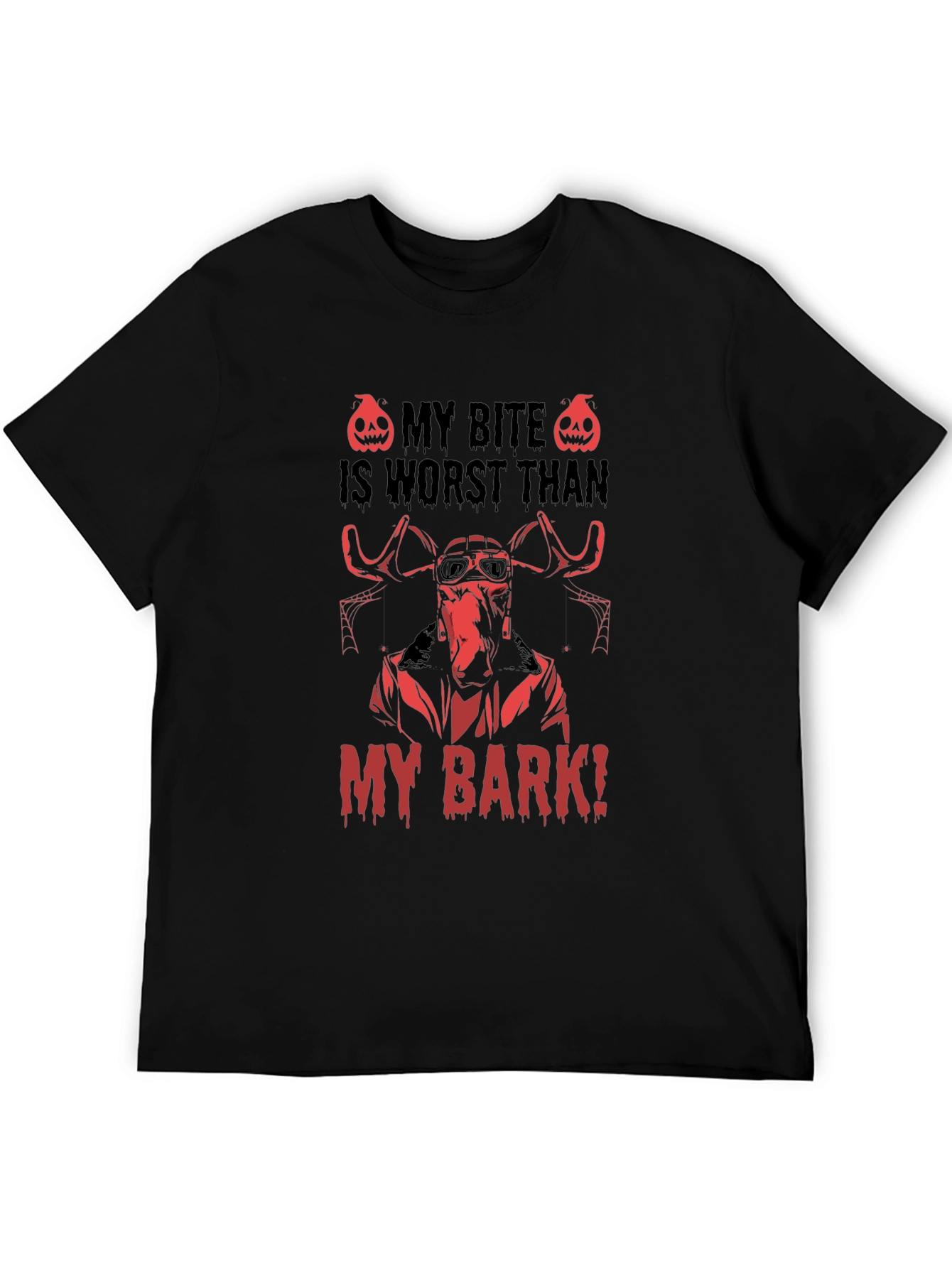 Black My Bite Is Worst Than My Bark T-Shirt view 5