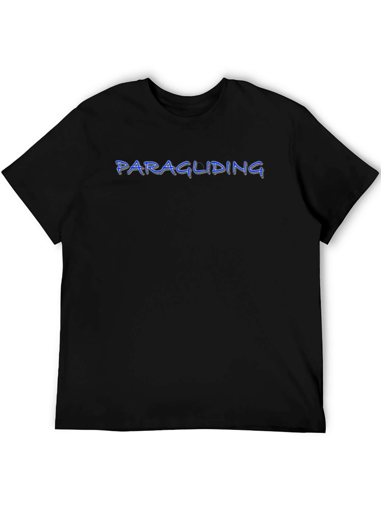 Black Paragliding Graphic Tee - Adventure Ready Style view 5
