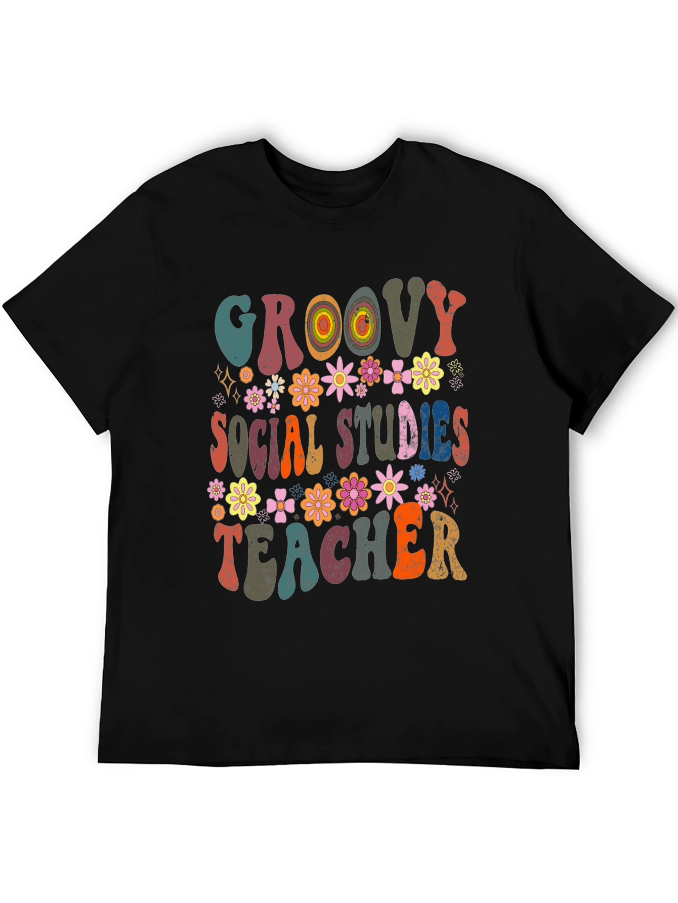 Groovy Social Studies Teacher T-Shirt - 5