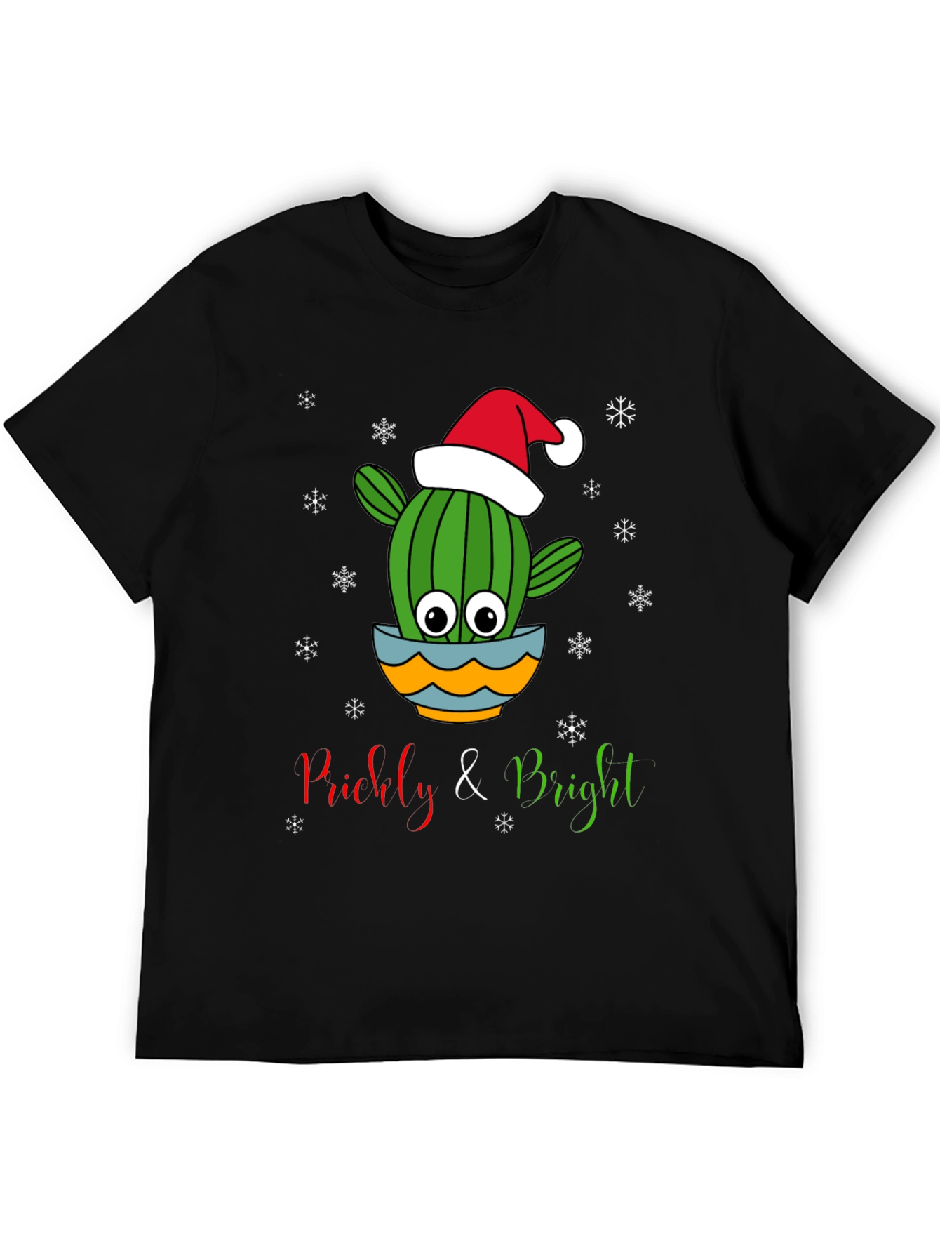 Prickly & Bright Christmas Cactus Graphic Tee - 5
