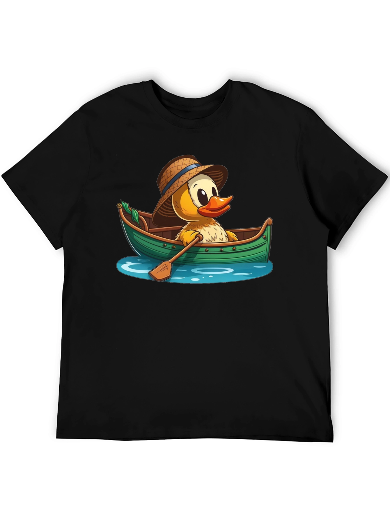 Black Duck in Boat Graphic T-Shirt view 5