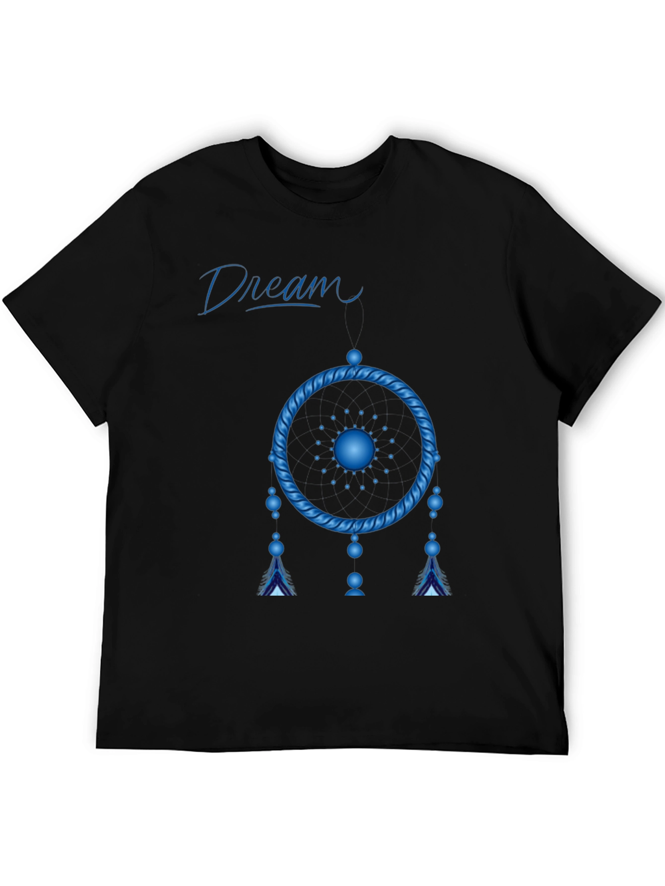 Black Dream Catcher Graphic Tee - Unisex Black T-Shirt view 5