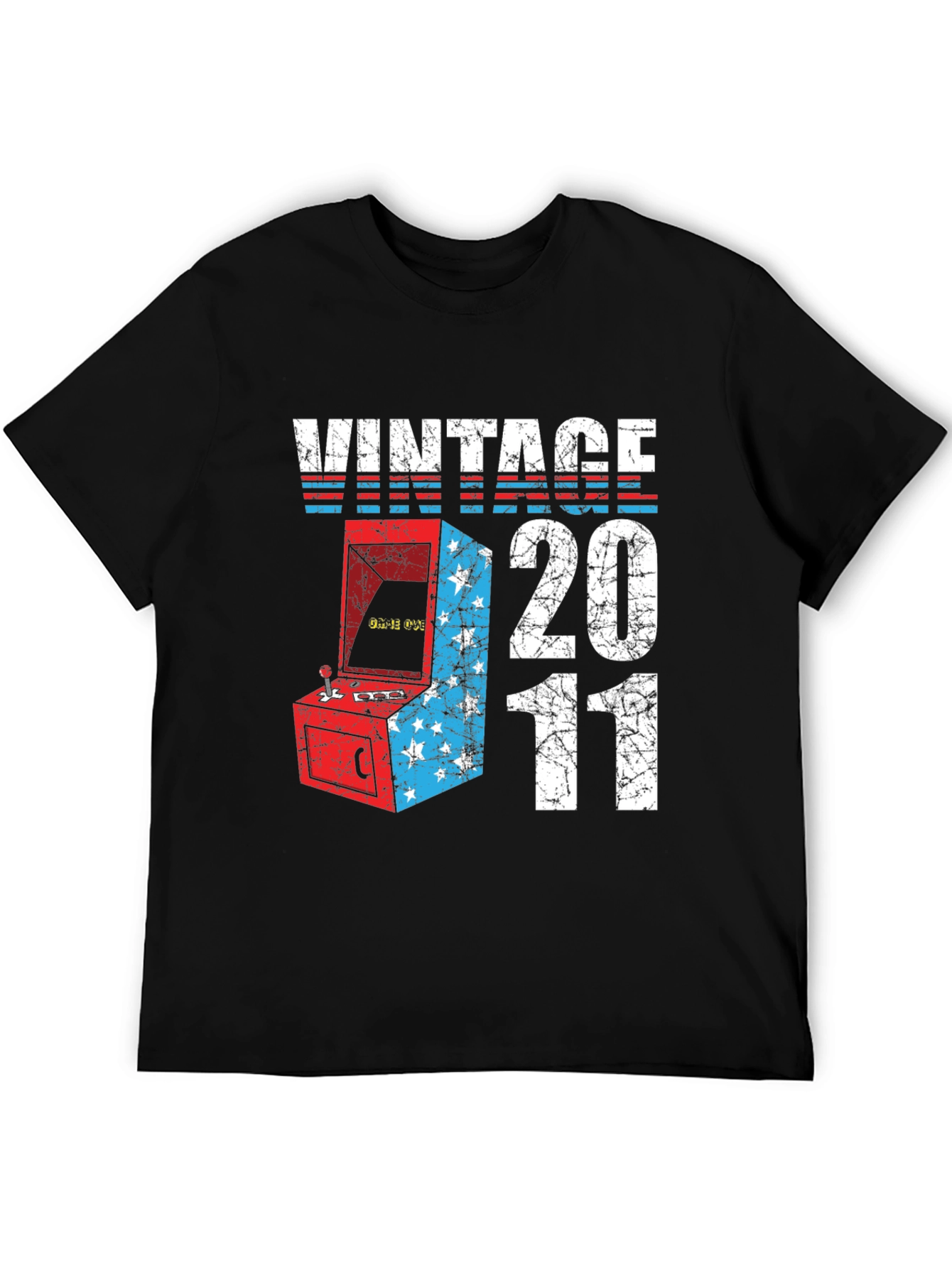 Black Vintage 2011 Arcade T-Shirt view 5