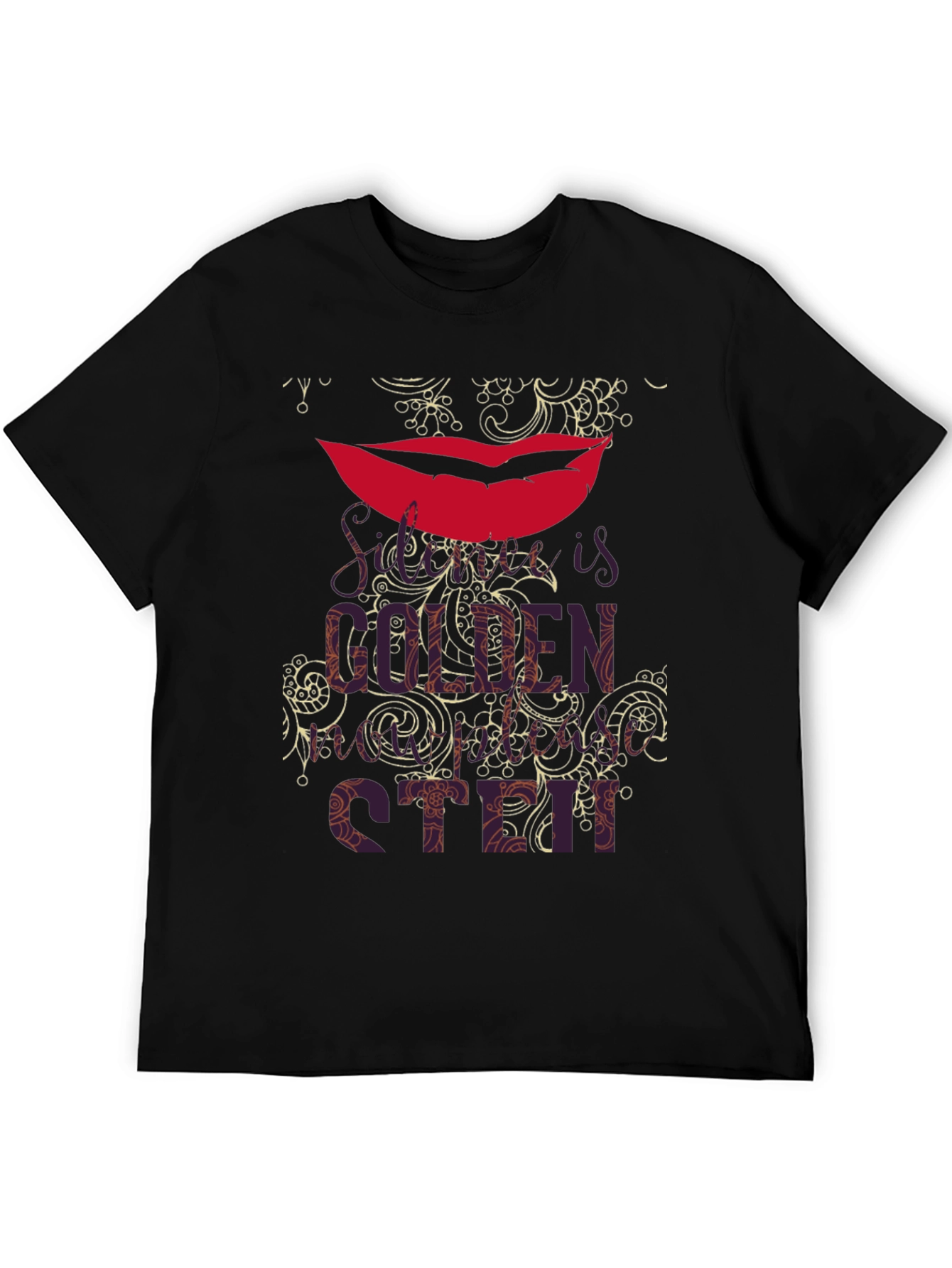 Black Queen of Style Graphic T-Shirt - Black view 5