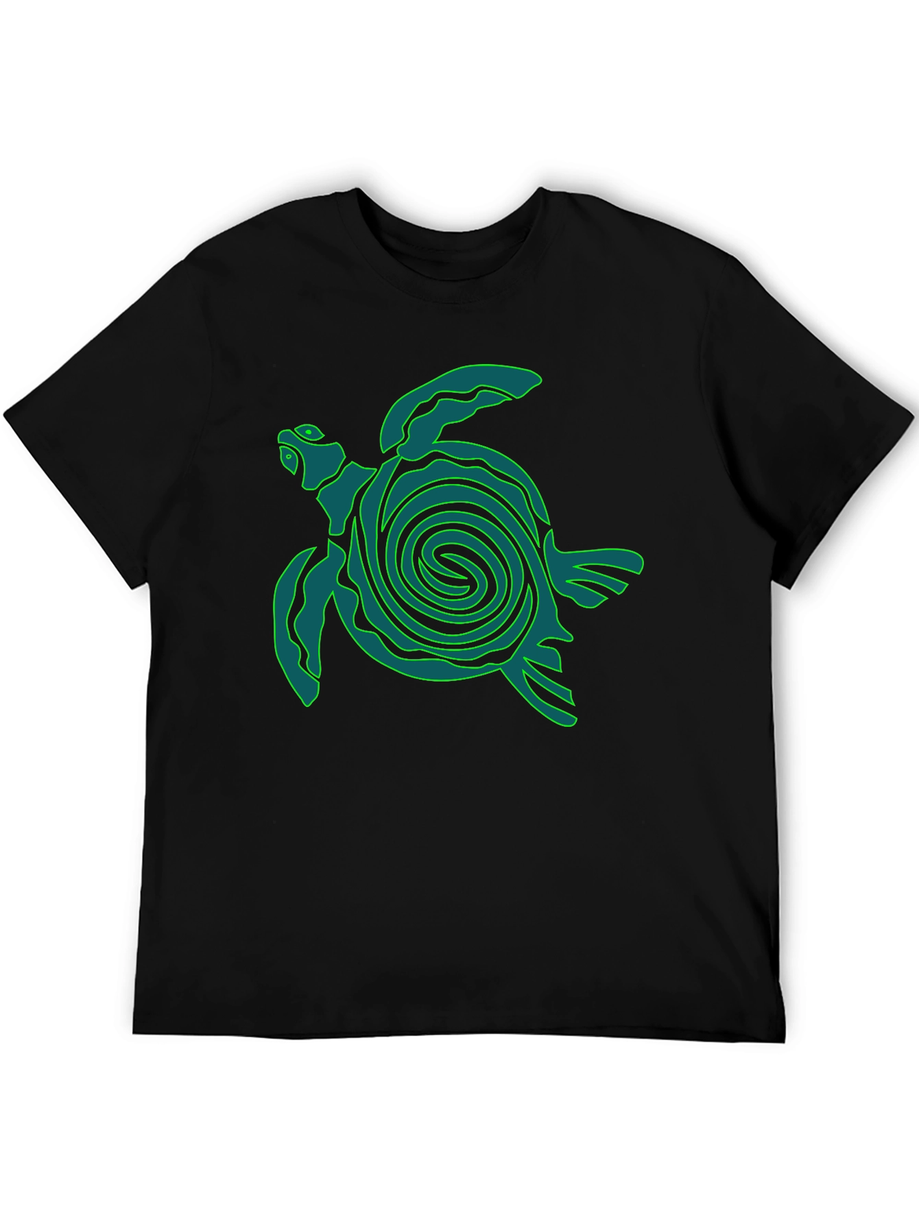 Black Turtle Graphic Tee - Black T-Shirt view 5