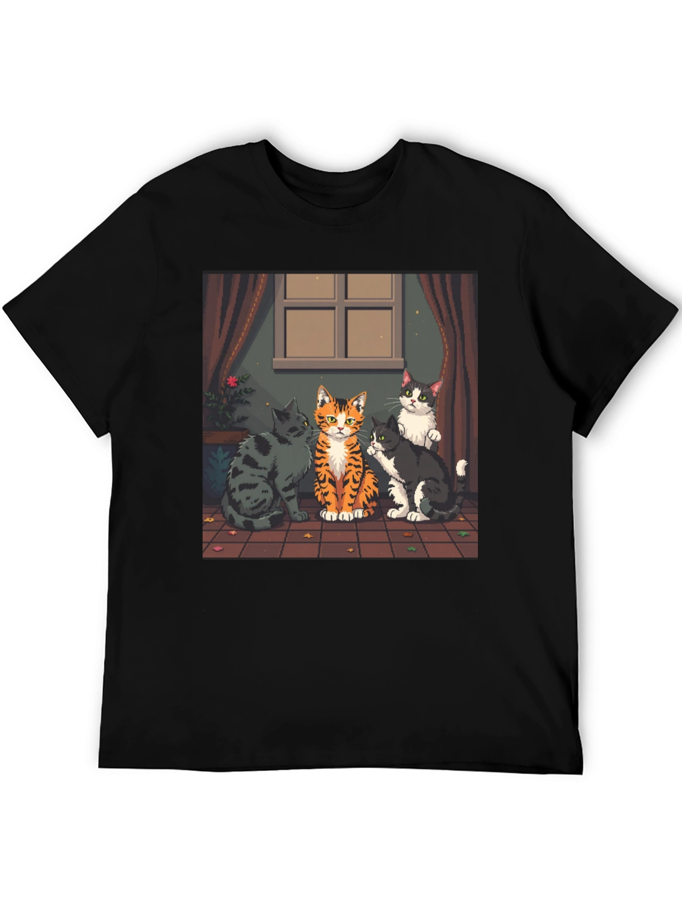 Black Cats Crew T-Shirt view 5