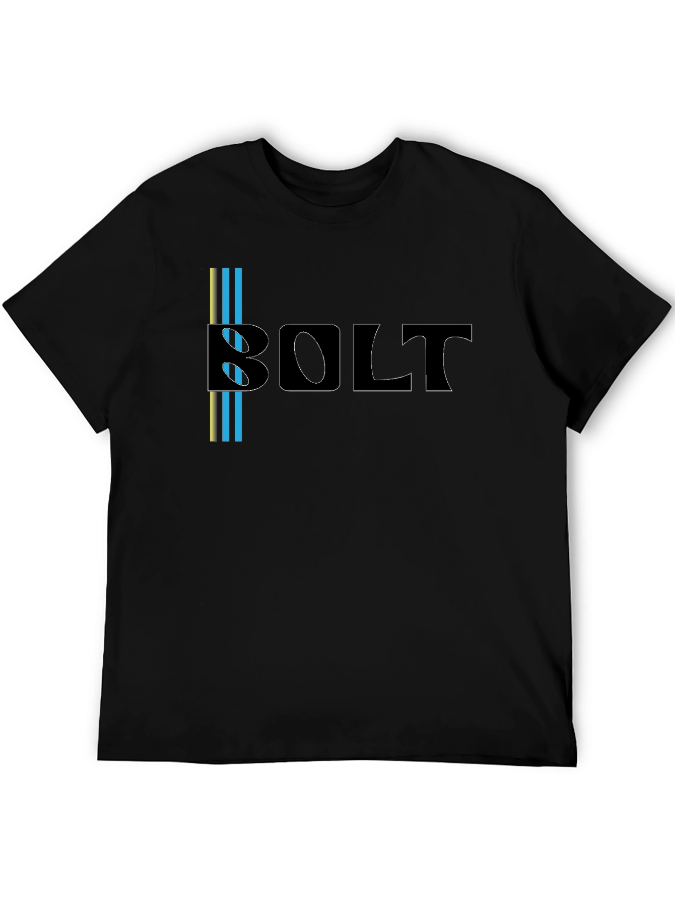 Black Bolt Graphic Tee - Cool Casual Style view 5