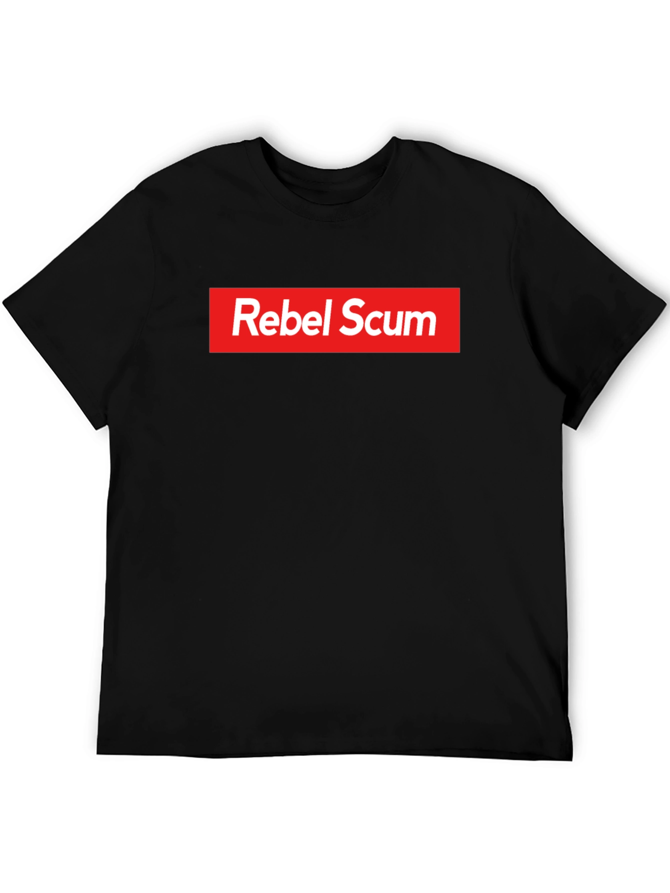Black Rebel Scum Graphic Tee - Supreme Style view 5