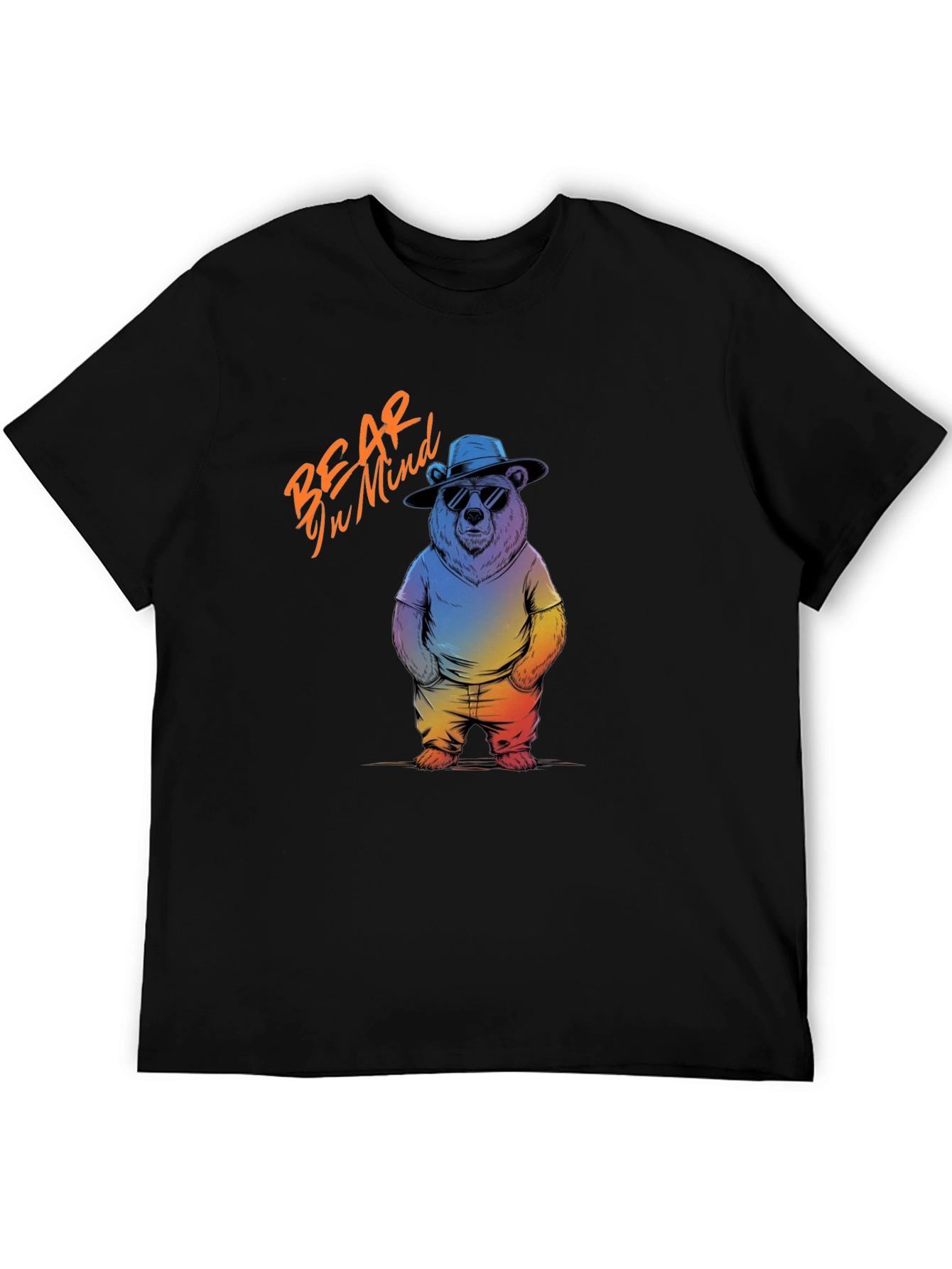 Black Bear in Mind Graphic T-Shirt view 5