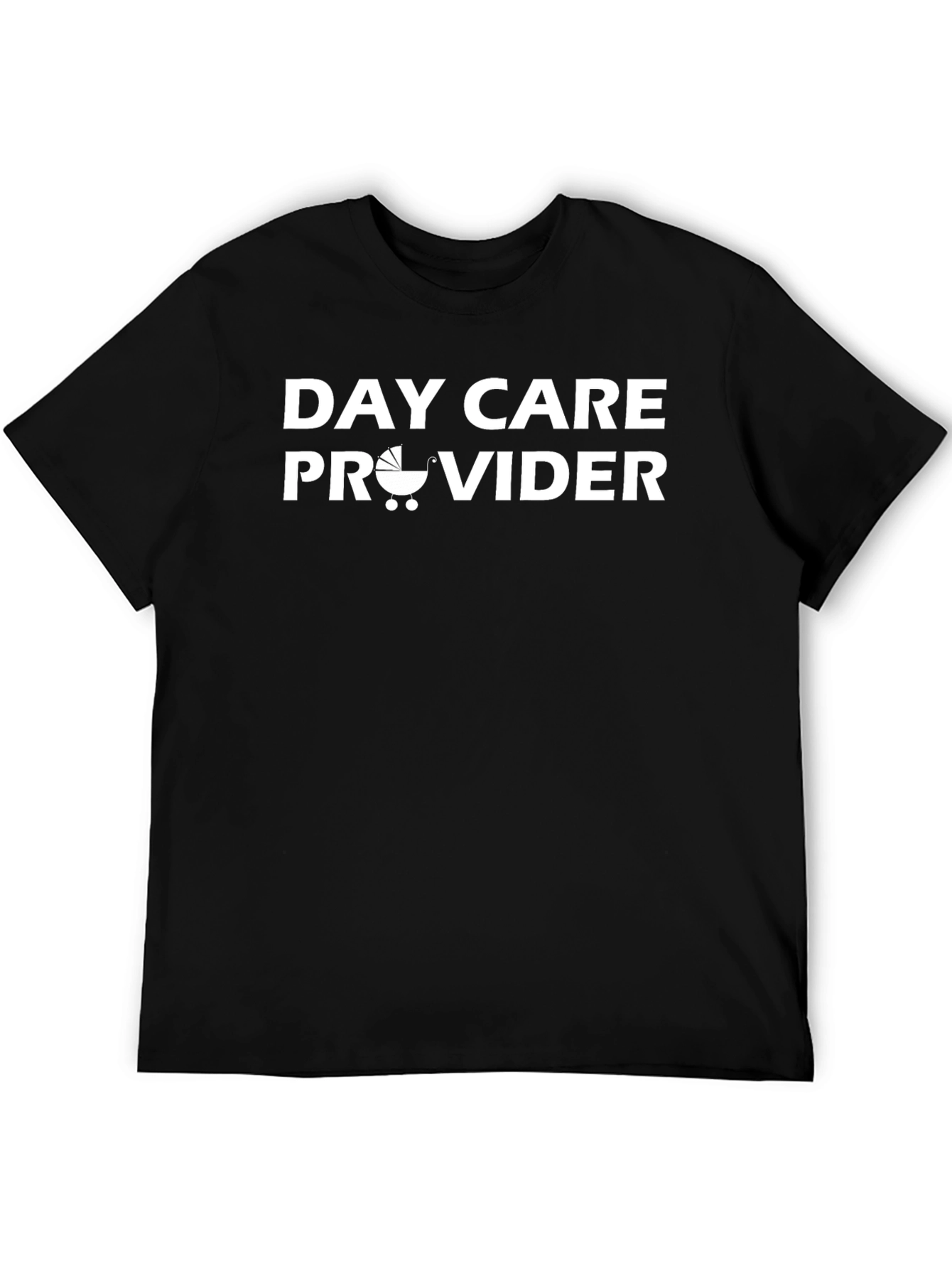 Black Day Care Provider T-Shirt - Comfortable & Stylish view 5