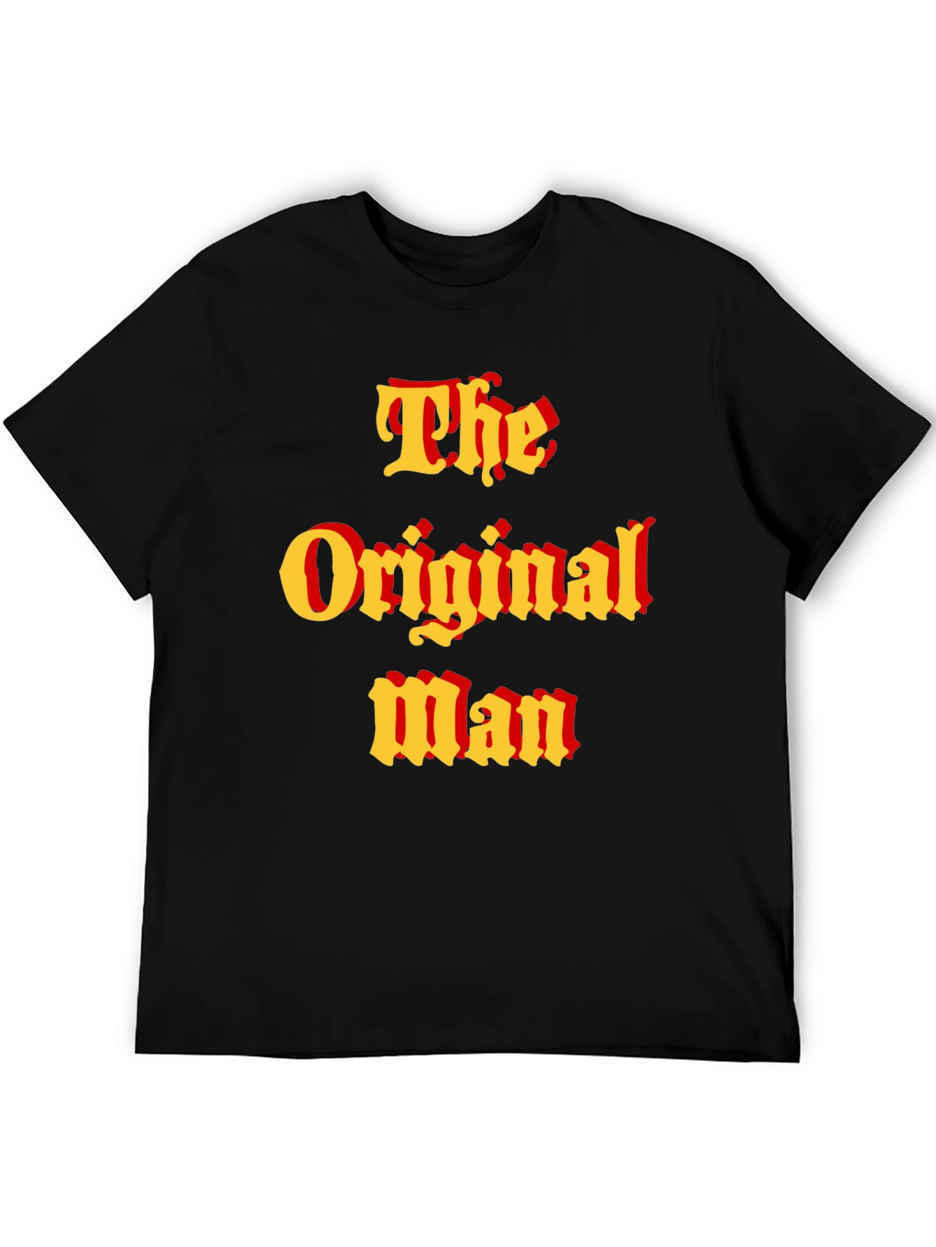 Black The Original Man T-Shirt view 5
