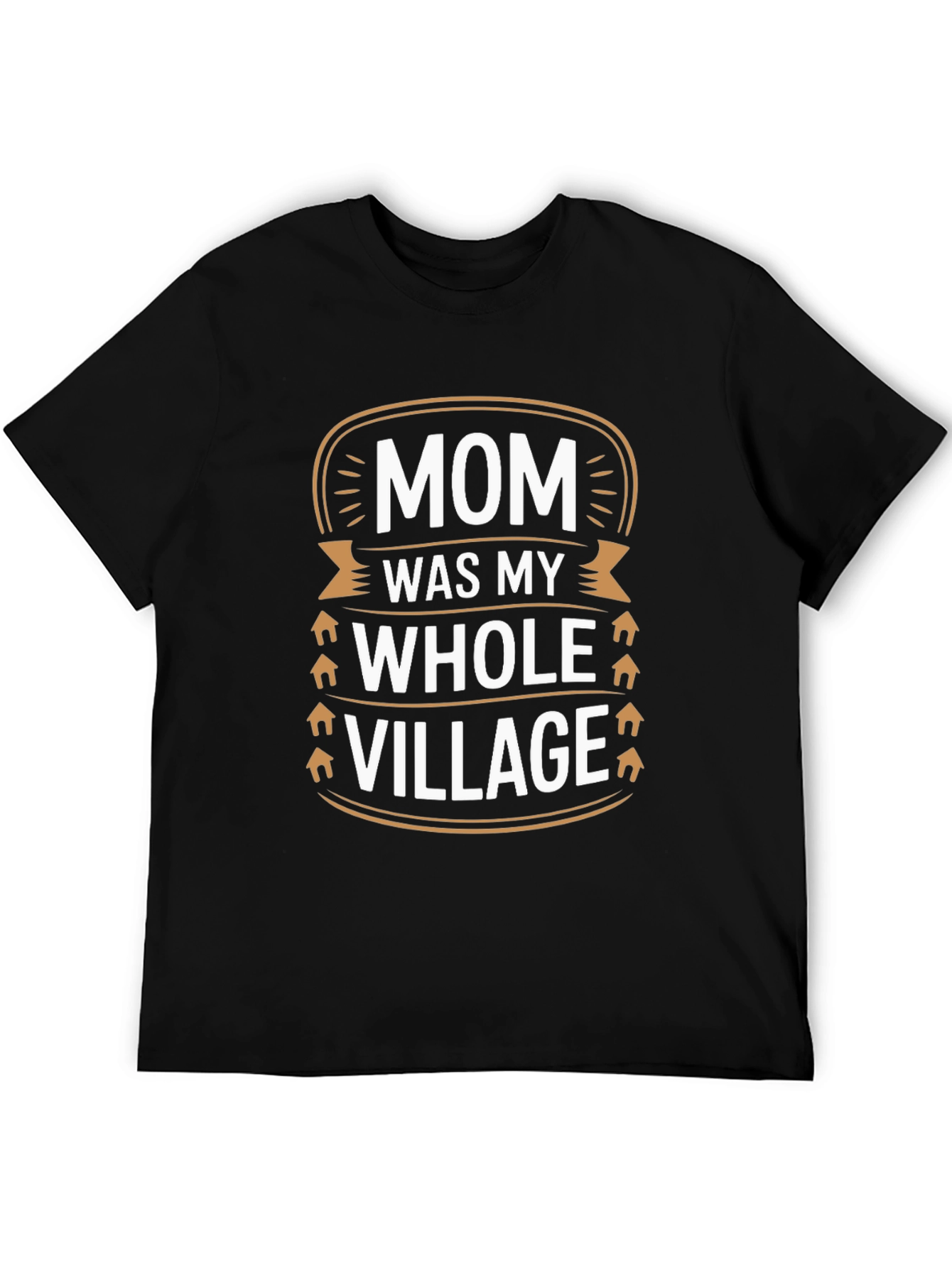 Black Mom Was My Whole Village T-Shirt - Unisex view 5