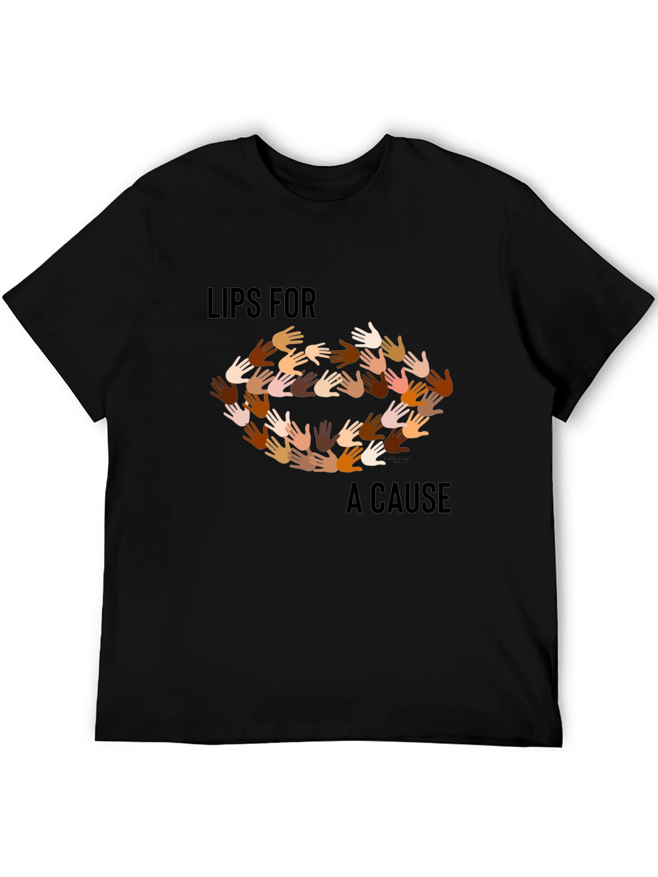 Black Lips For A Cause T-Shirt view 5