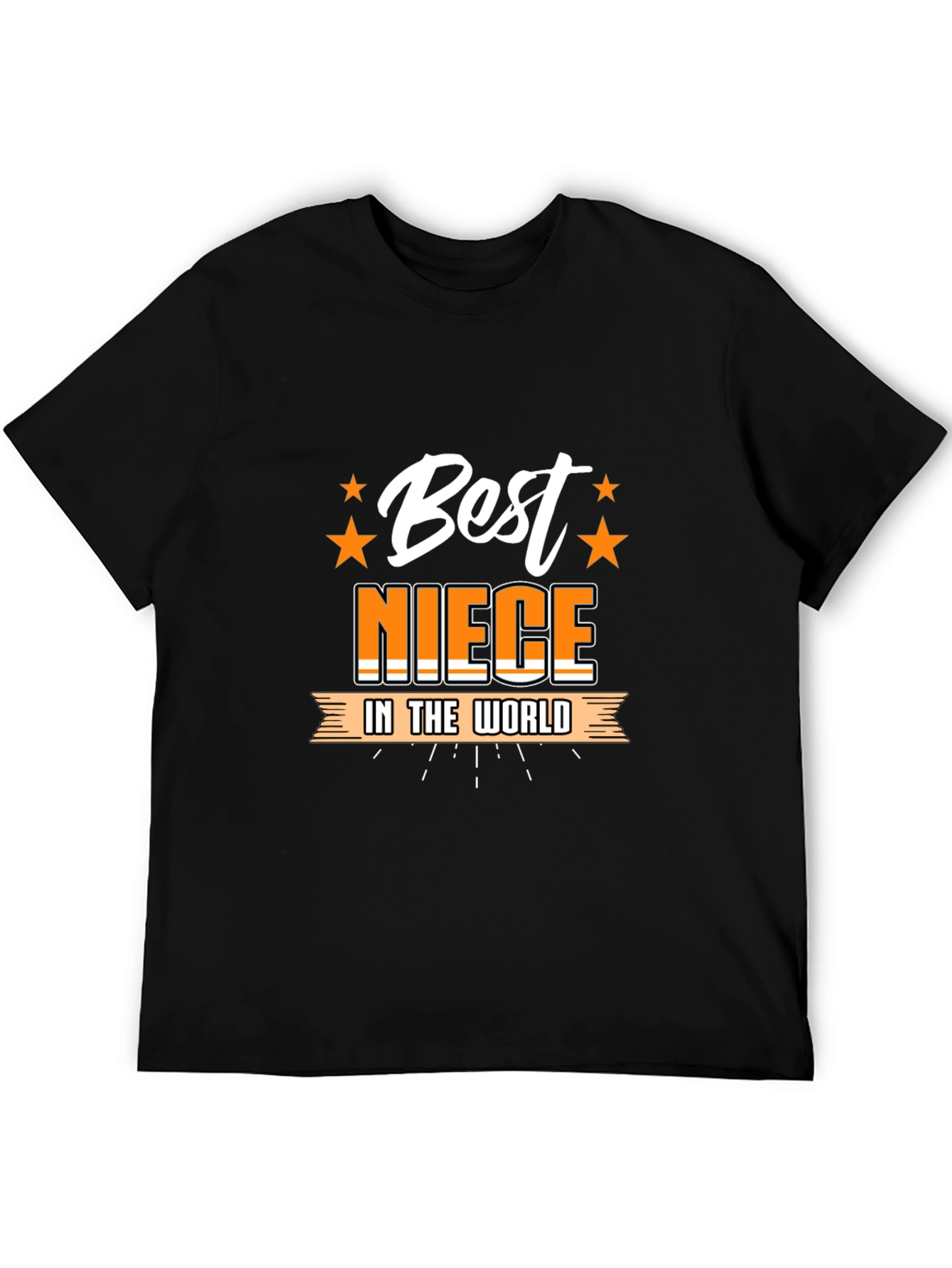 Black Best Niece T-Shirt - Gift for Nieces view 5