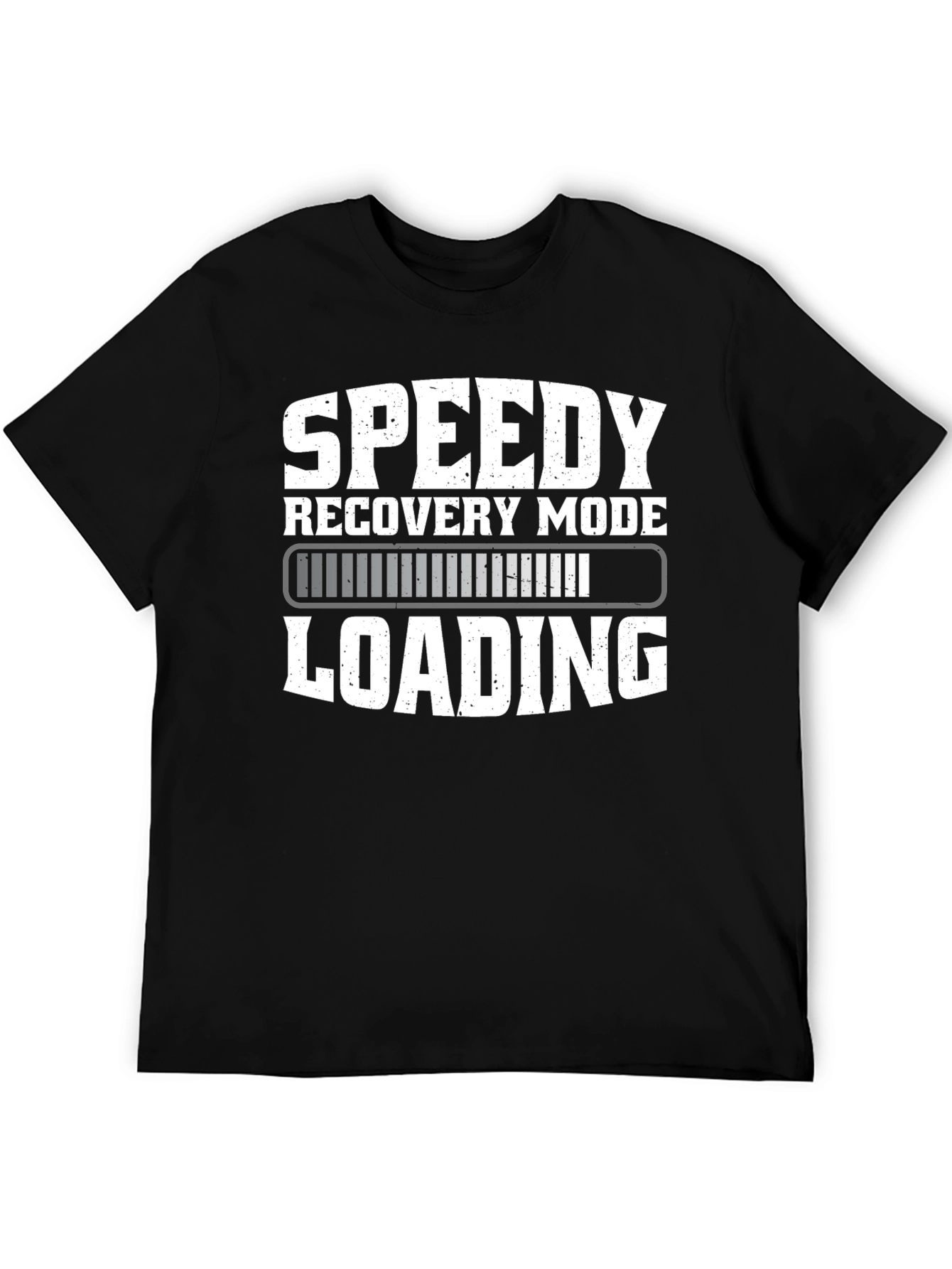 Black Speedy Recovery Mode Loading T-Shirt view 5