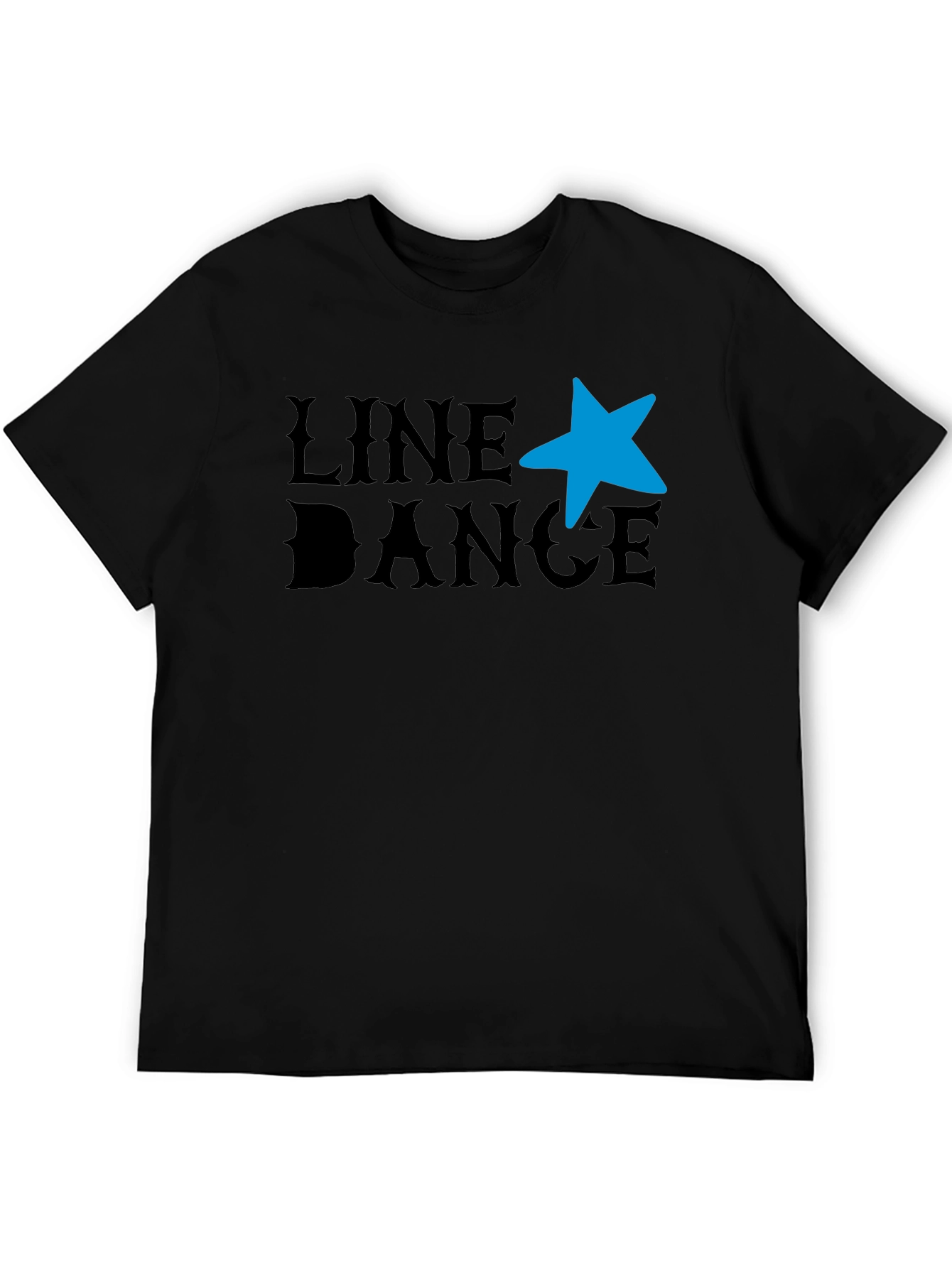 Black Line Dance T-Shirt - Western Star Graphic Tee view 5