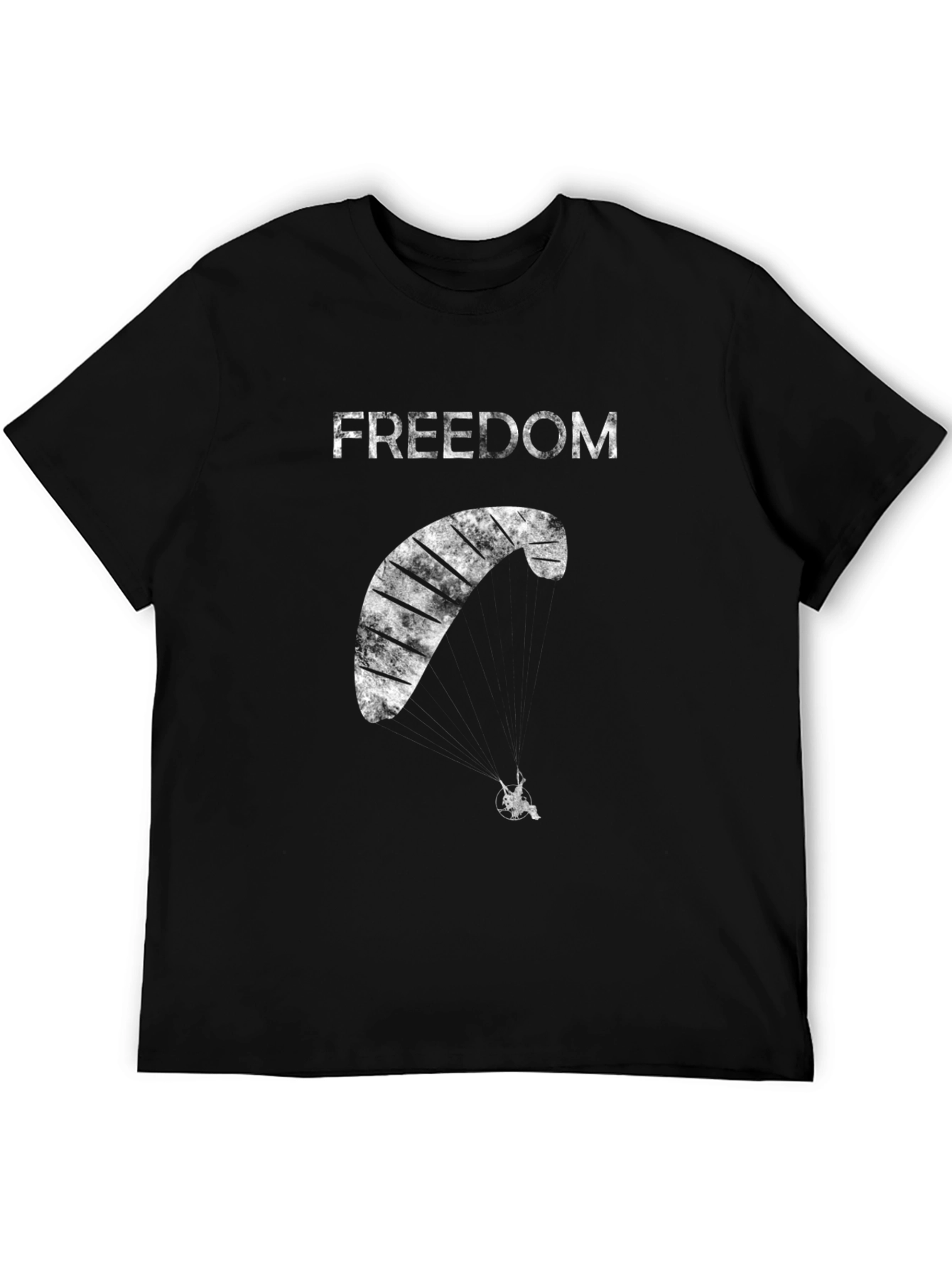 Black Freedom Kiteboarding Graphic Tee - Stylish & Comfortable view 5