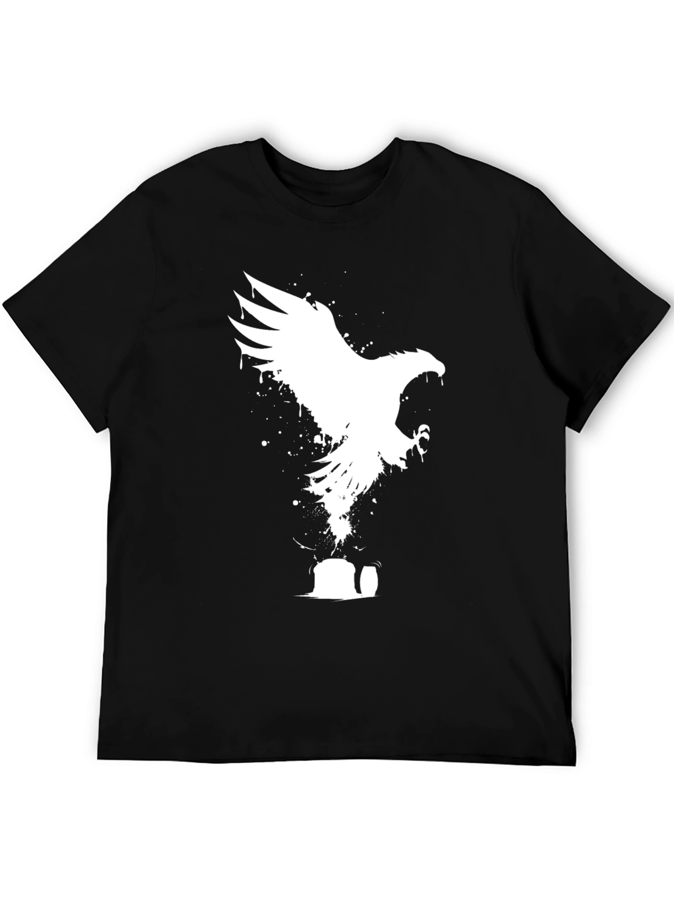 Black Eagle Graphic Tee - Black view 5