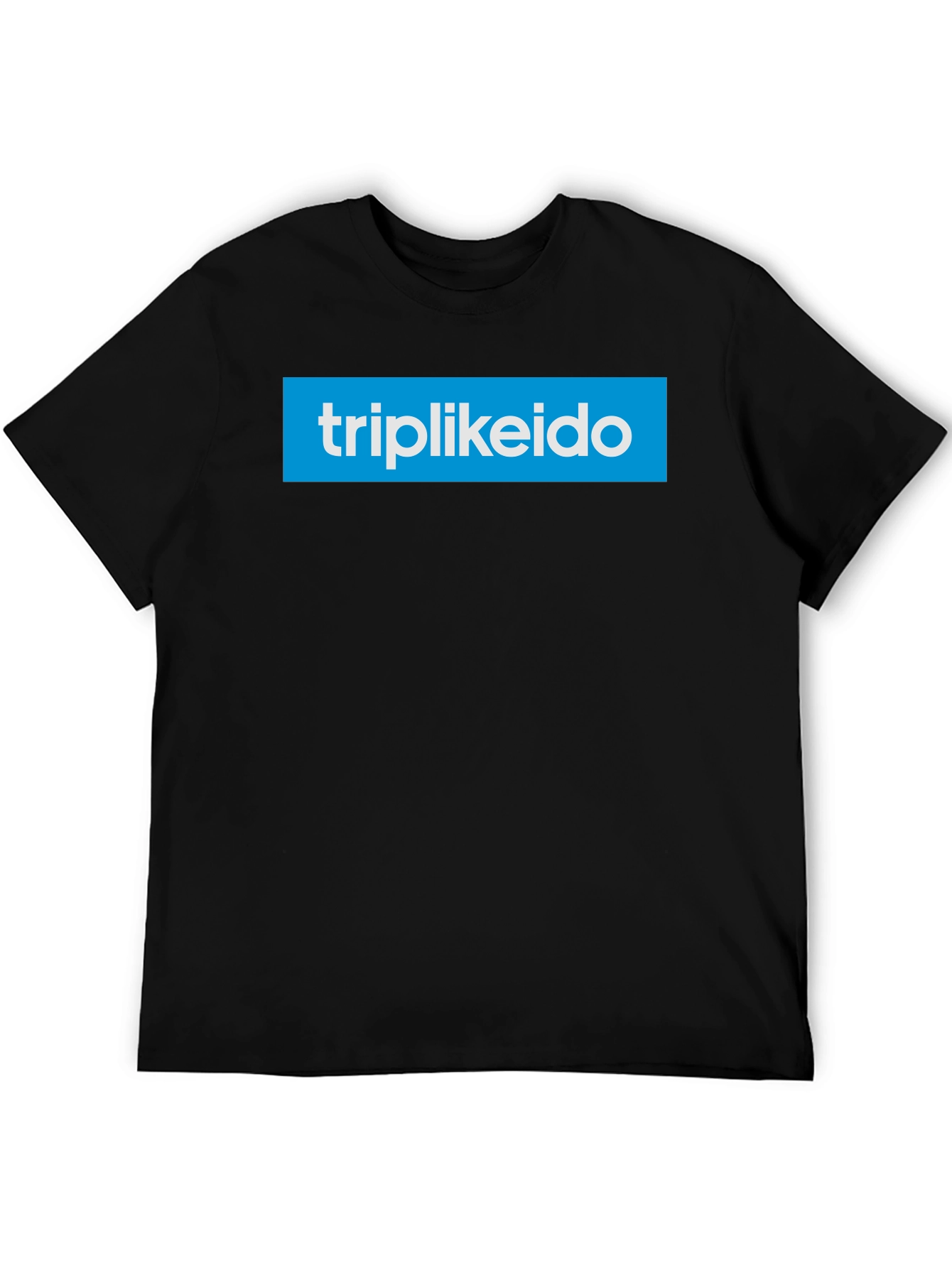 Black Triplikeido Logo Black T-Shirt view 5