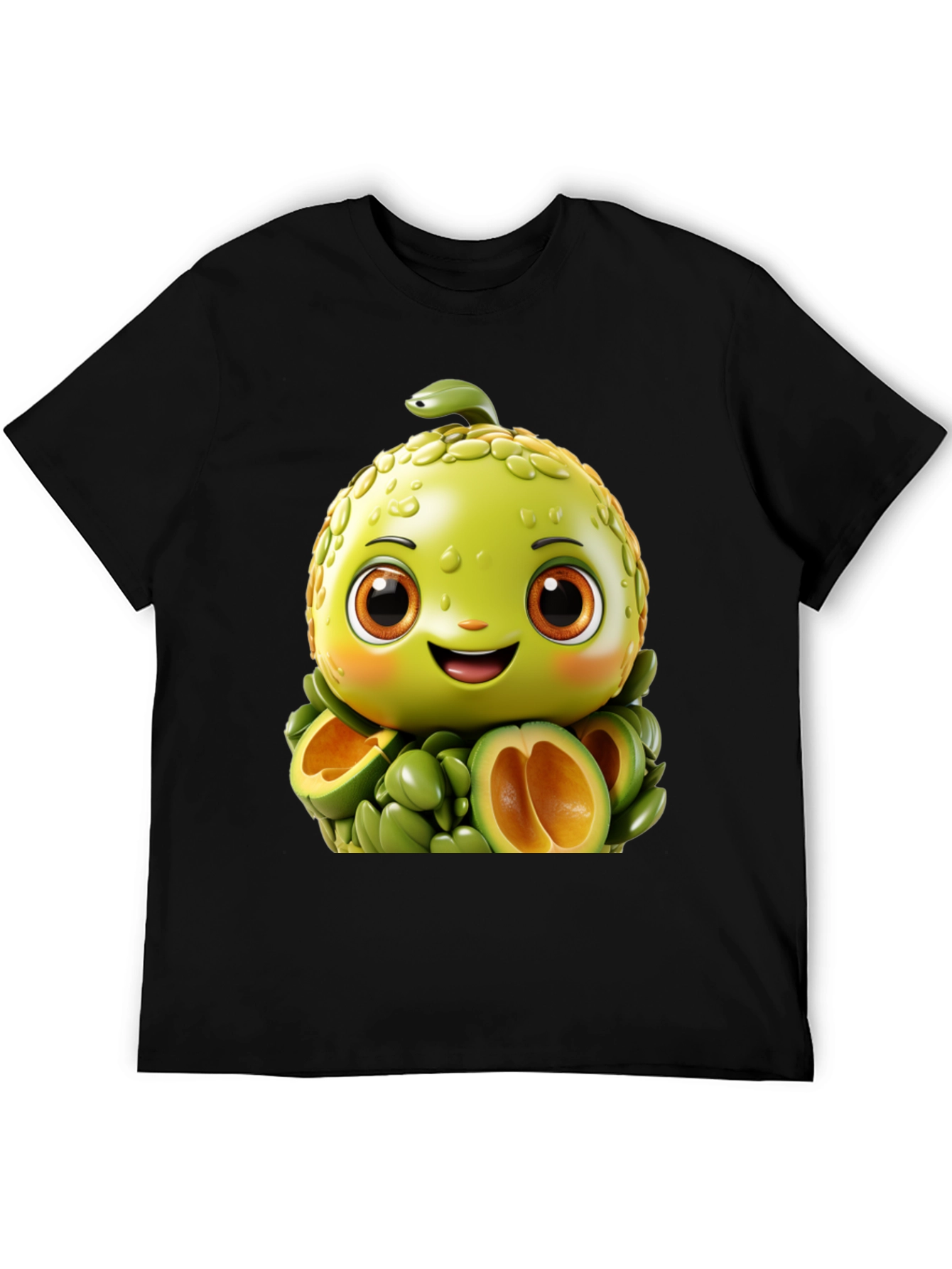 Black Avocado Character T-Shirt view 5