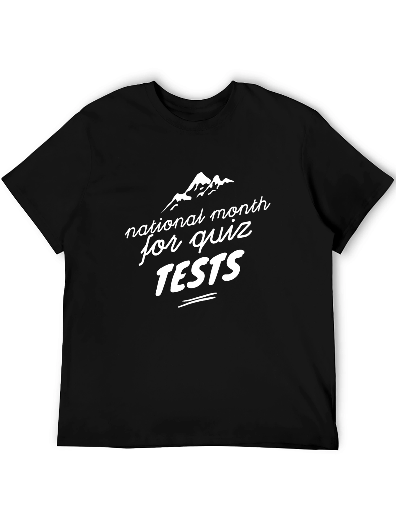 Black National Quiz Month T-Shirt view 5