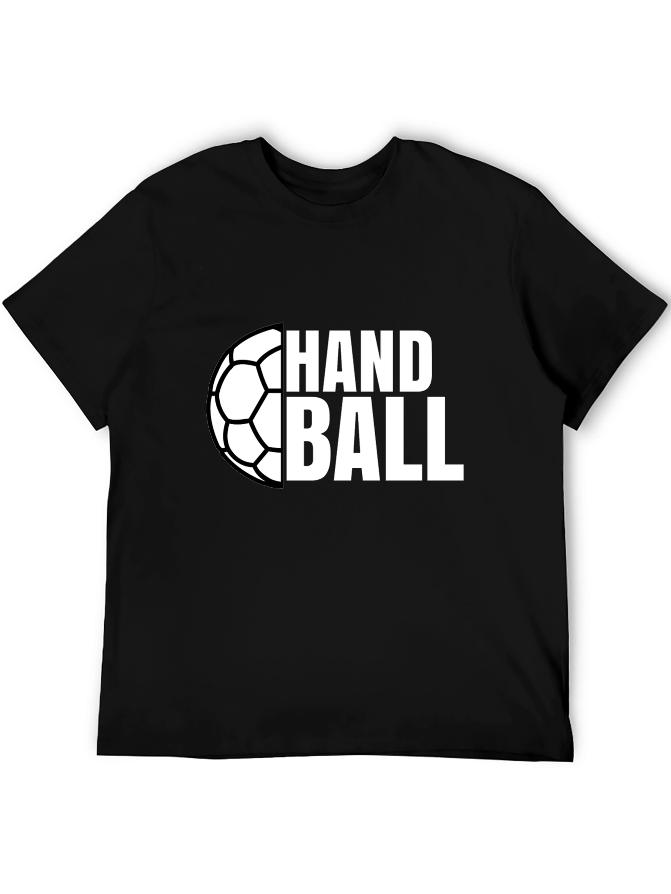 Black Handball Graphic T-Shirt - Black view 5