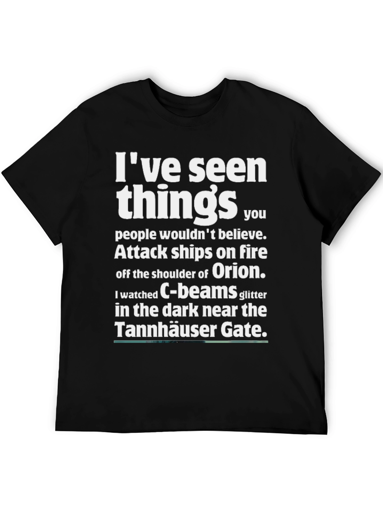 Black I've Seen Things Graphic T-Shirt view 5