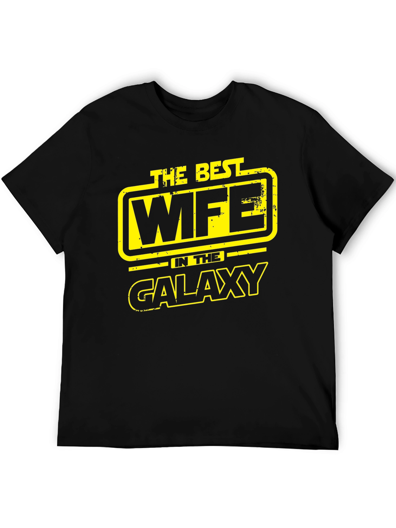 Black Best Wife in the Galaxy Graphic T-Shirt view 5