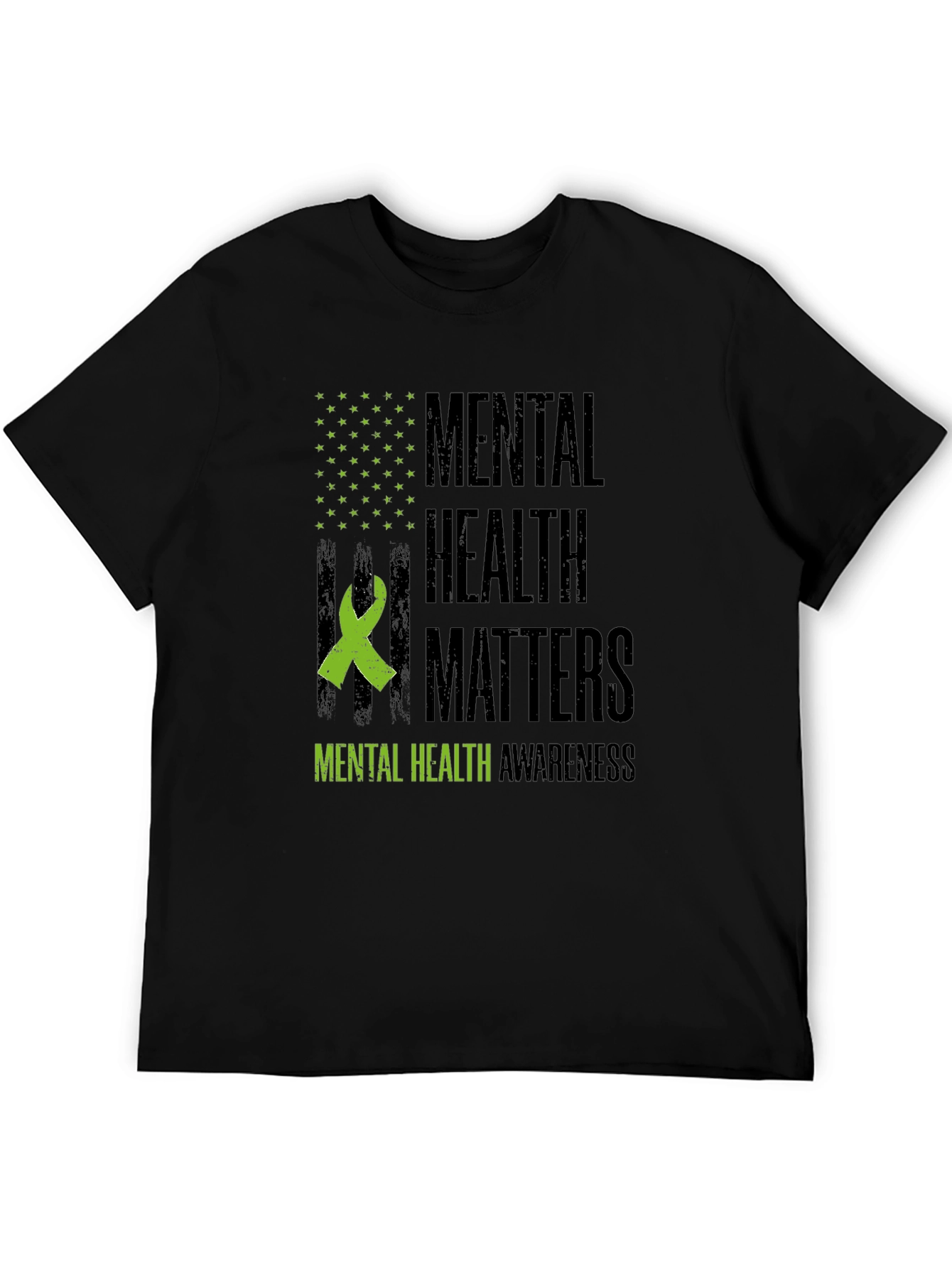 Black Mental Health Awareness T-Shirt view 5