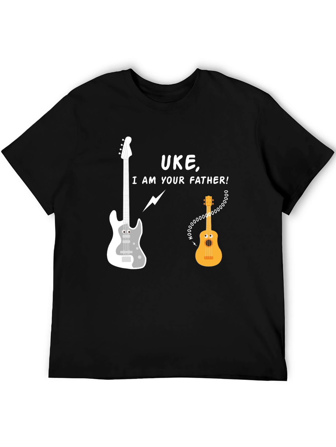 Black Uke I Am Your Father T-Shirt view 5