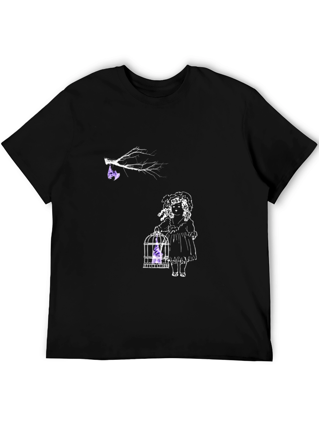Eerie Doll Cage Graphic Tee - 5