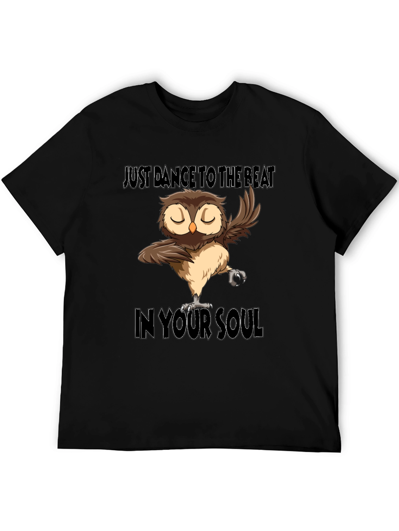 Black Dance to the Beat Owl T-Shirt view 5