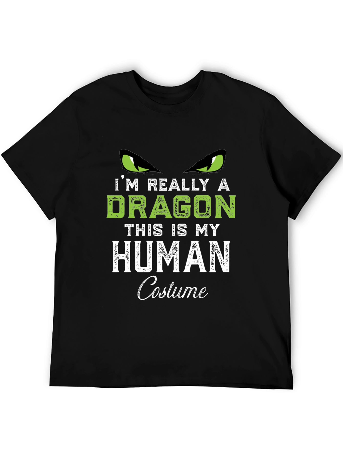Black Dragon Human Costume Graphic Tee view 5