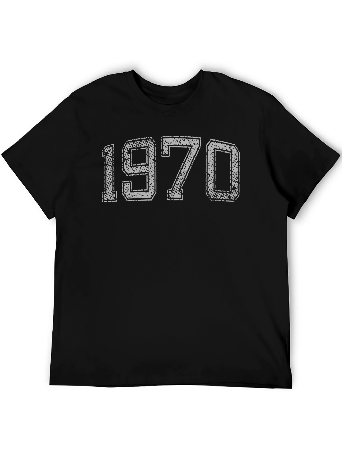 Black Vintage 1970 T-Shirt - Retro Style view 5