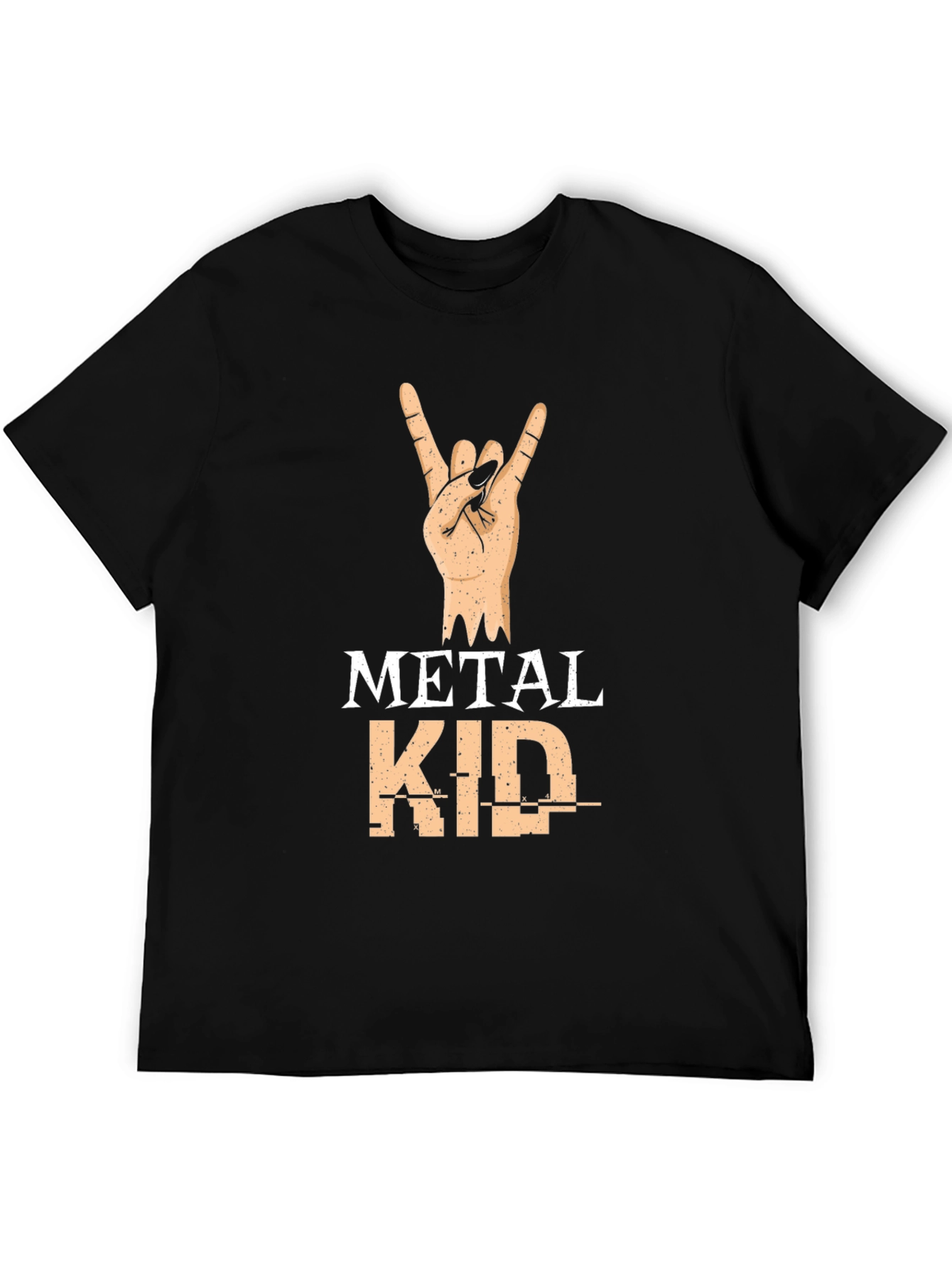 Black Metal Kid Graphic T-Shirt view 5