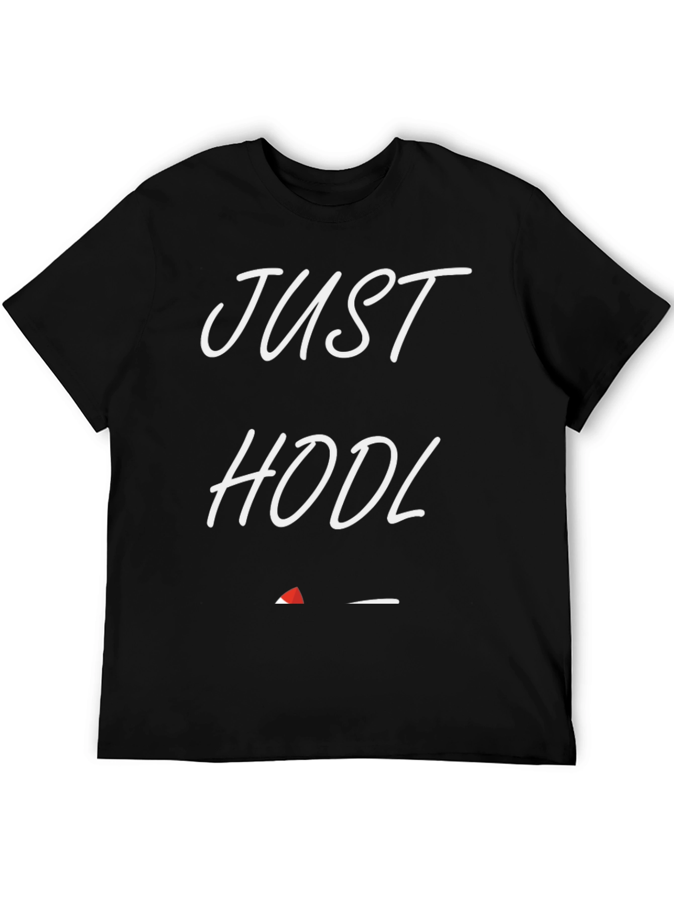 Black Just HODL Crypto T-Shirt - Black view 5