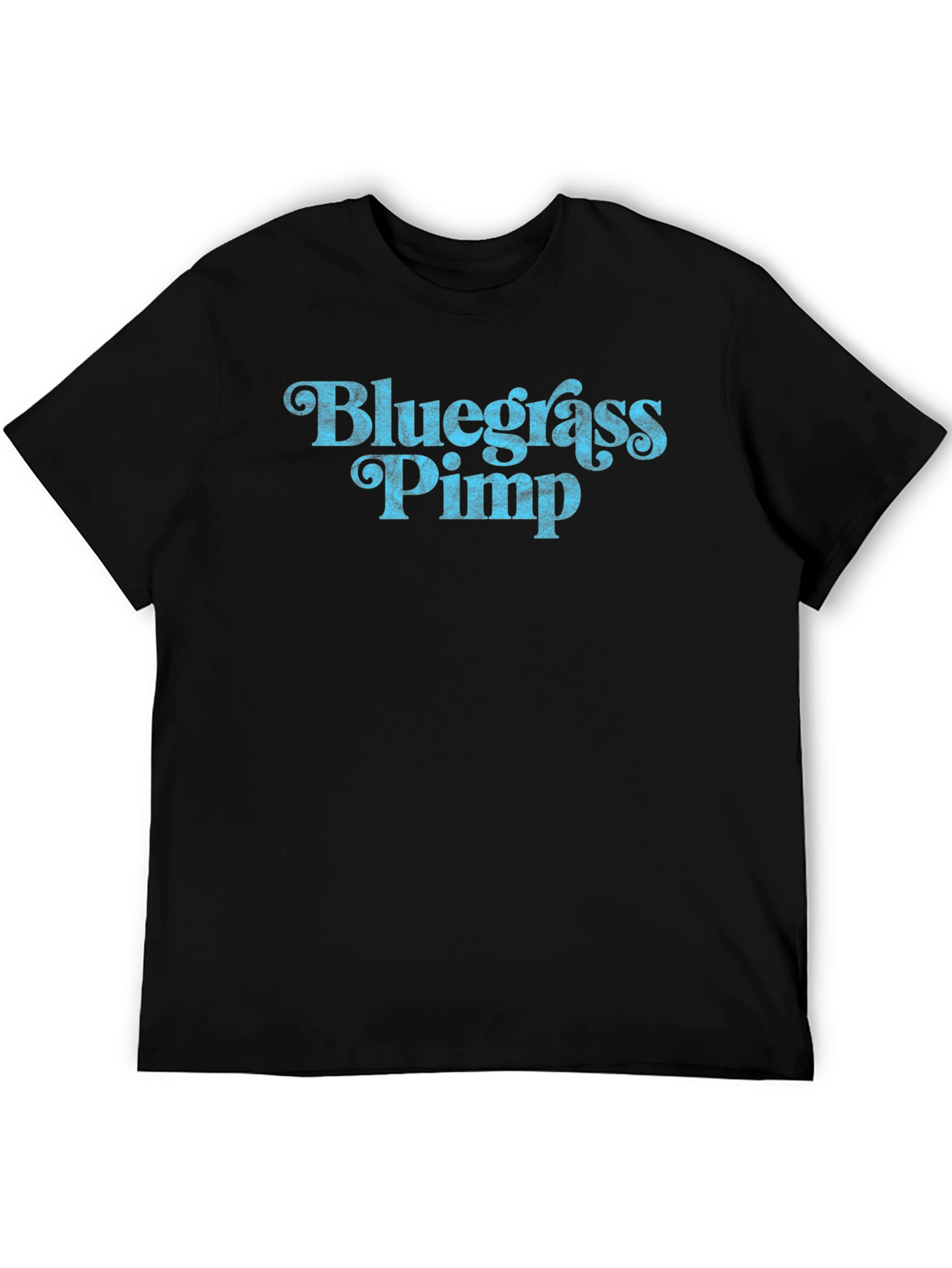 Black Bluegrass Pimp Graphic T-Shirt view 5