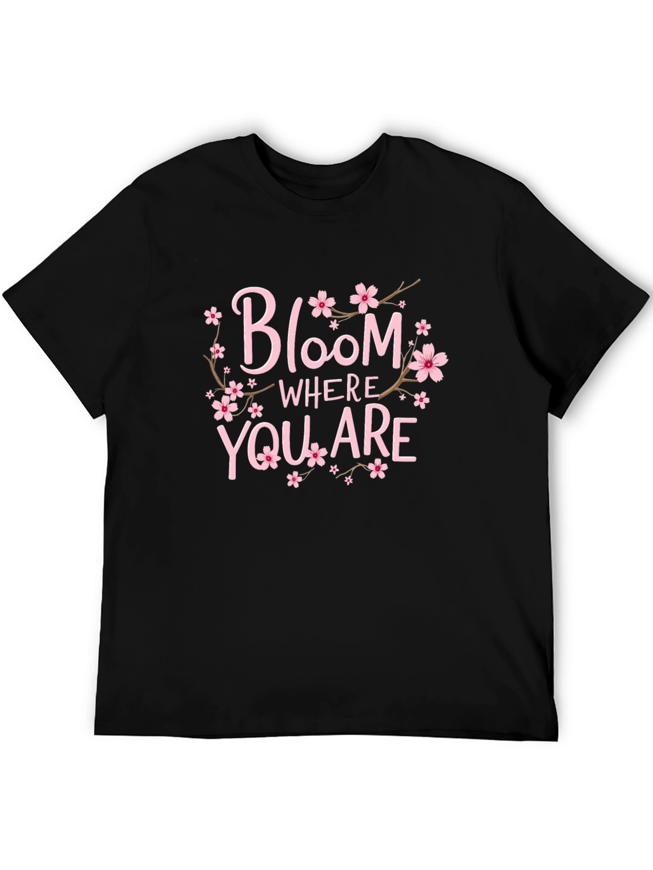 Black Bloom Where You Are T-Shirt view 5