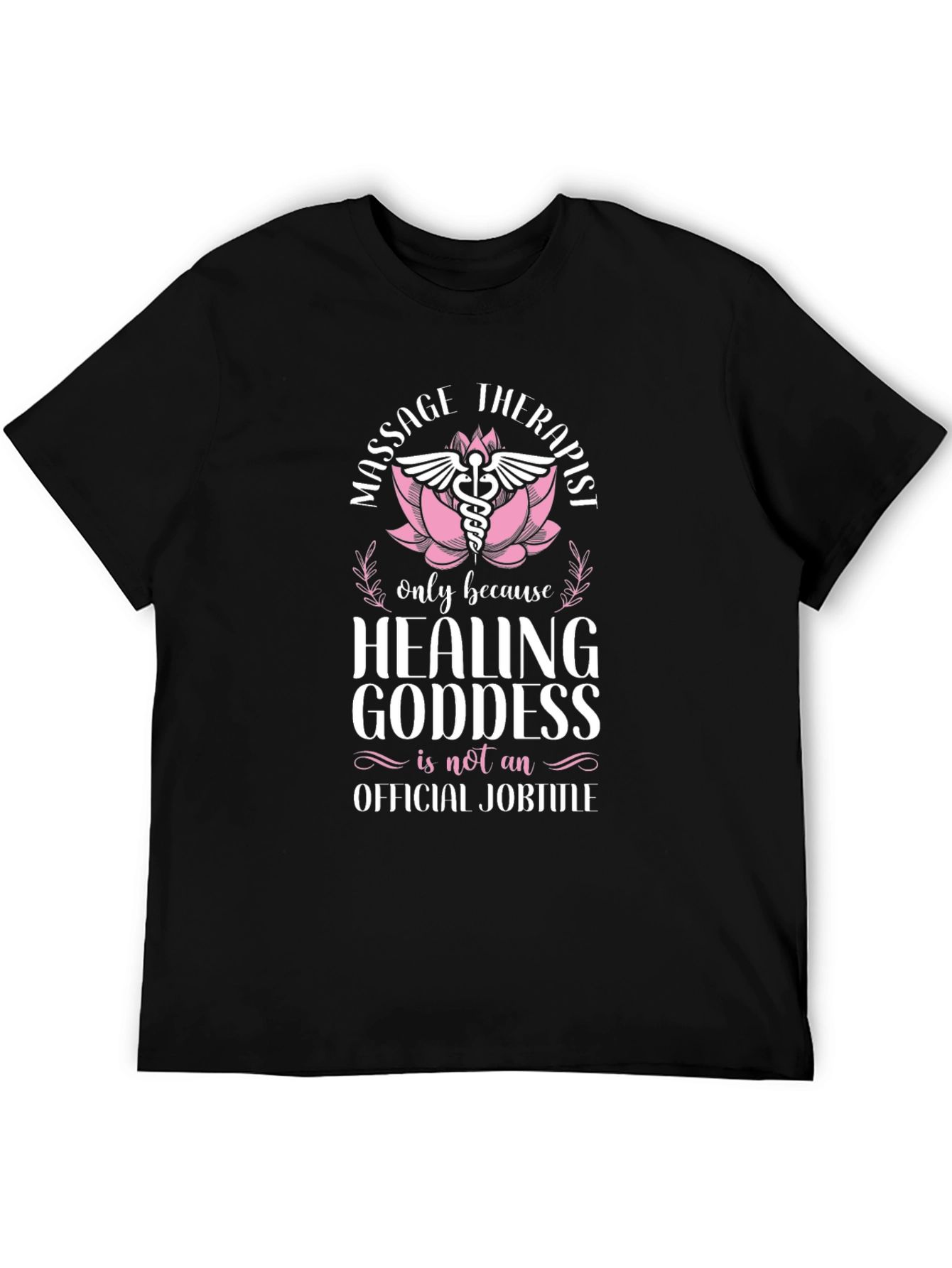 Black Massage Therapist Healing Goddess T-Shirt view 5