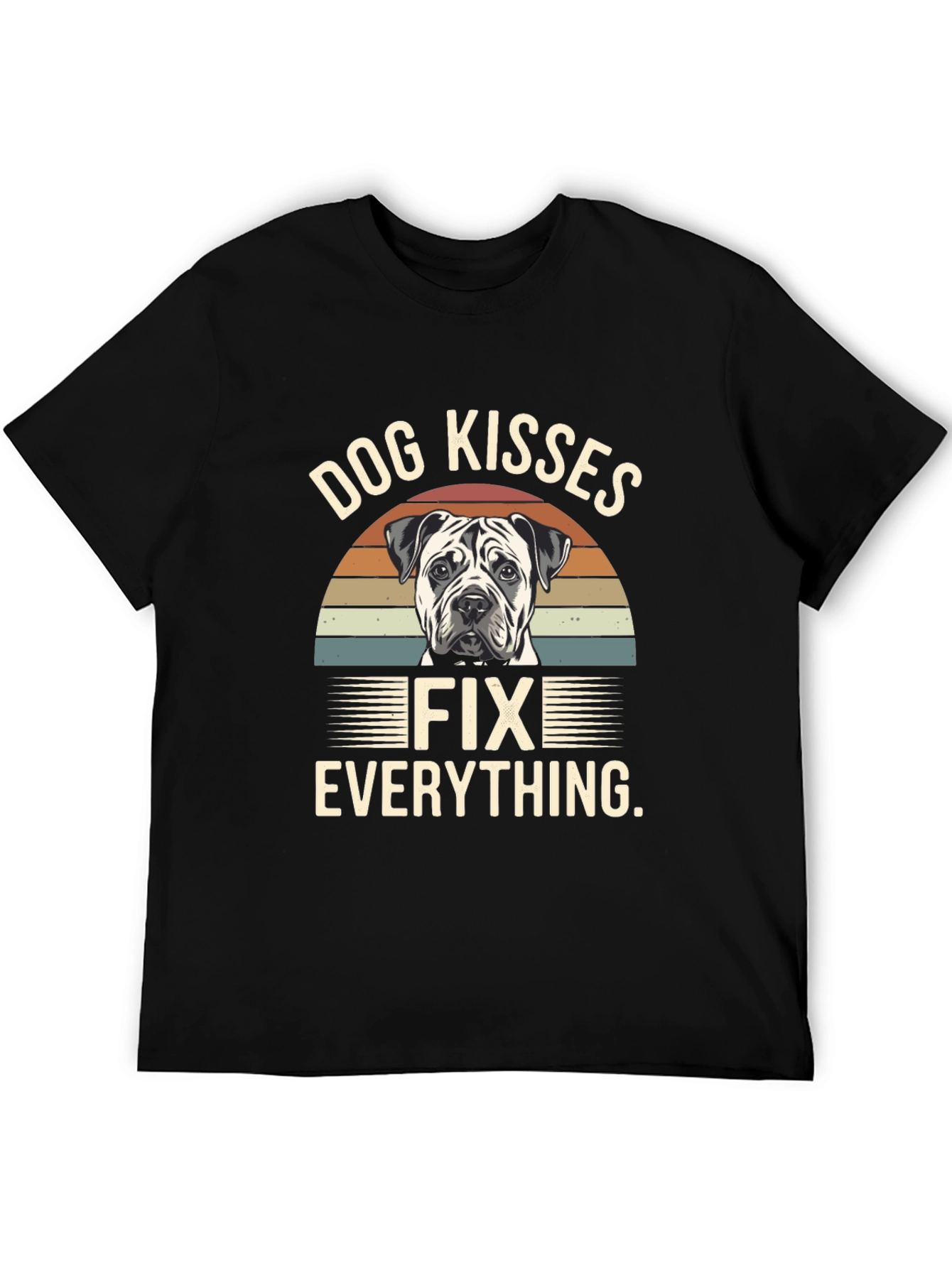 Dog Kisses Fix Everything Graphic T-Shirt - 5
