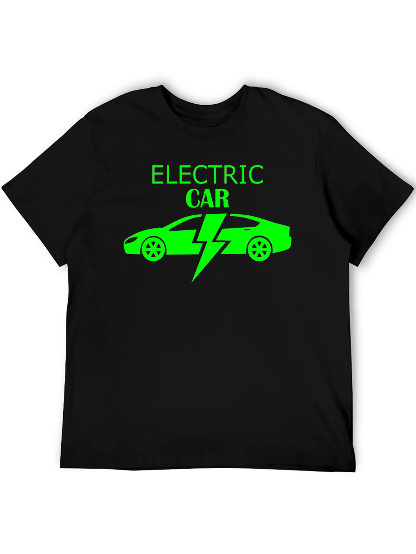 Electric Car T-Shirt - Green Design - 5