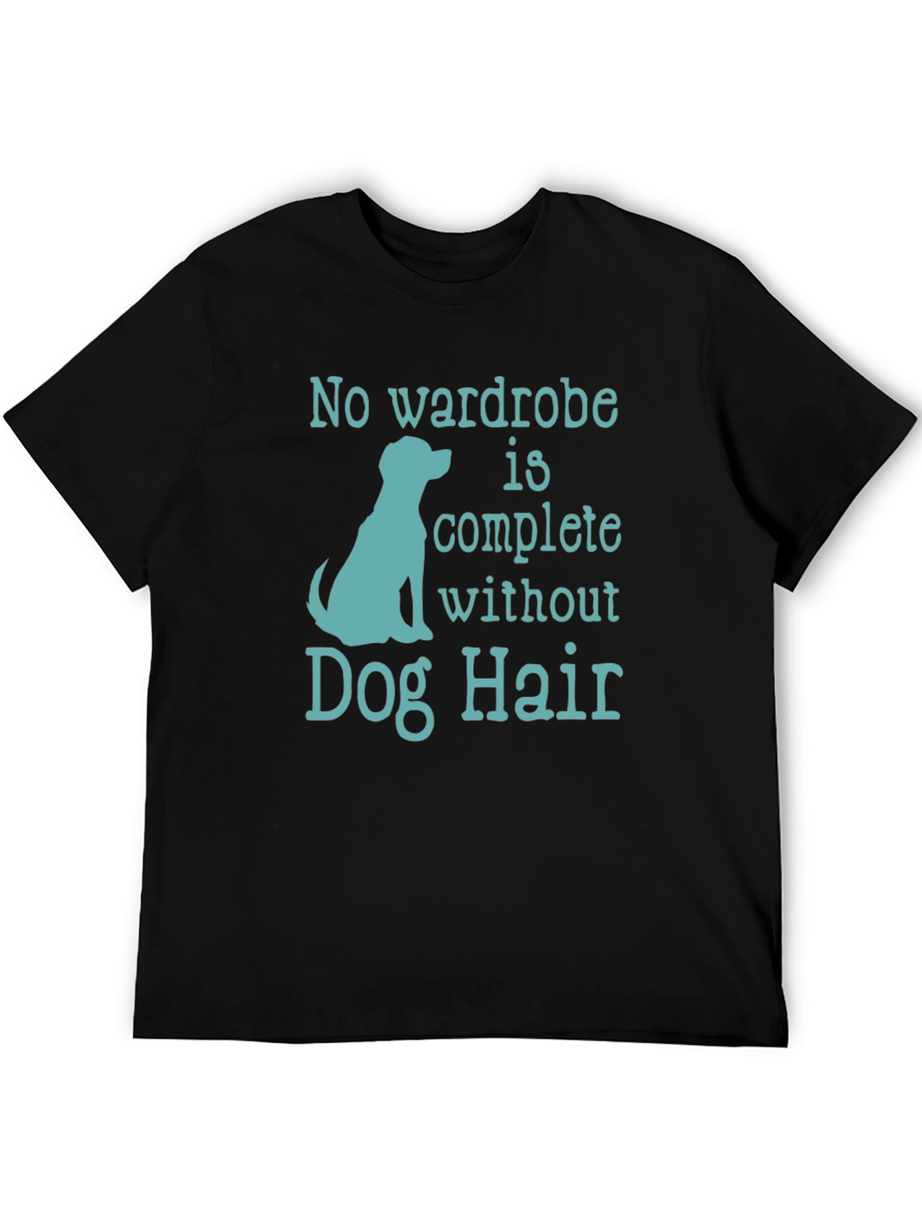 Black Dog Hair T-Shirt - Pet Lover Tee view 5